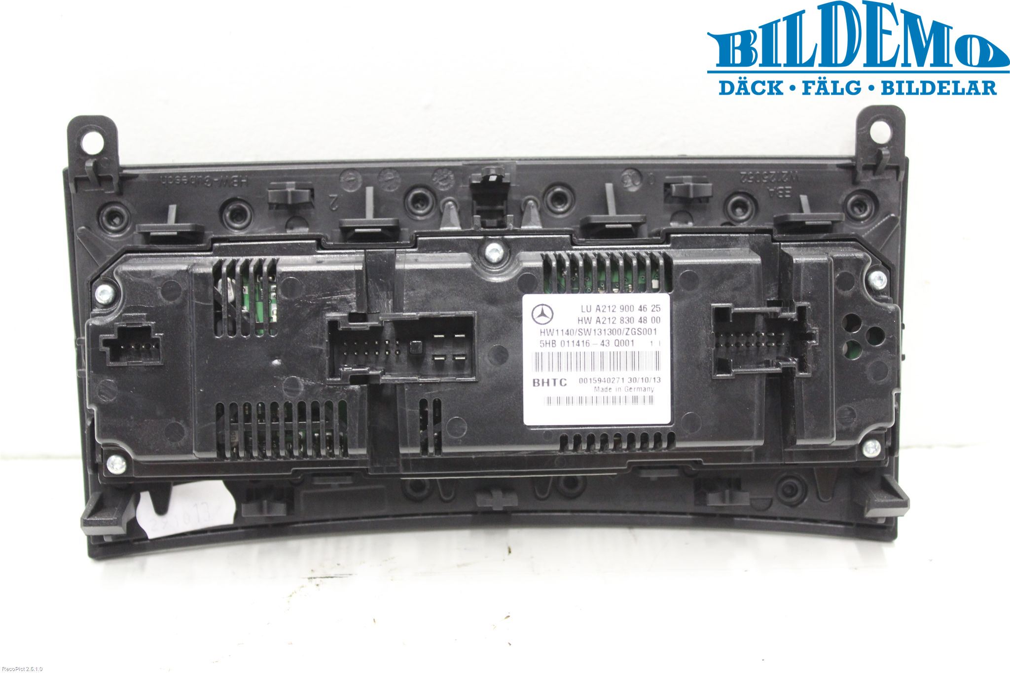 Mercedes-Benz MB E-KLASS (W212) 09-16 Varme Ac Betjening-Display