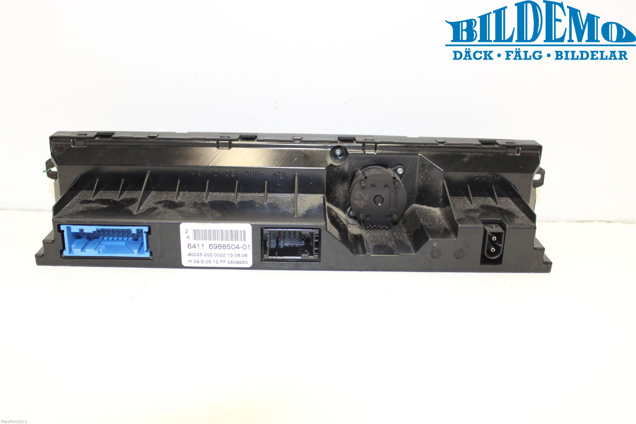 BMW 5 E60/61 Sed/Tou 02-10 Varme Ac Betjening-Display