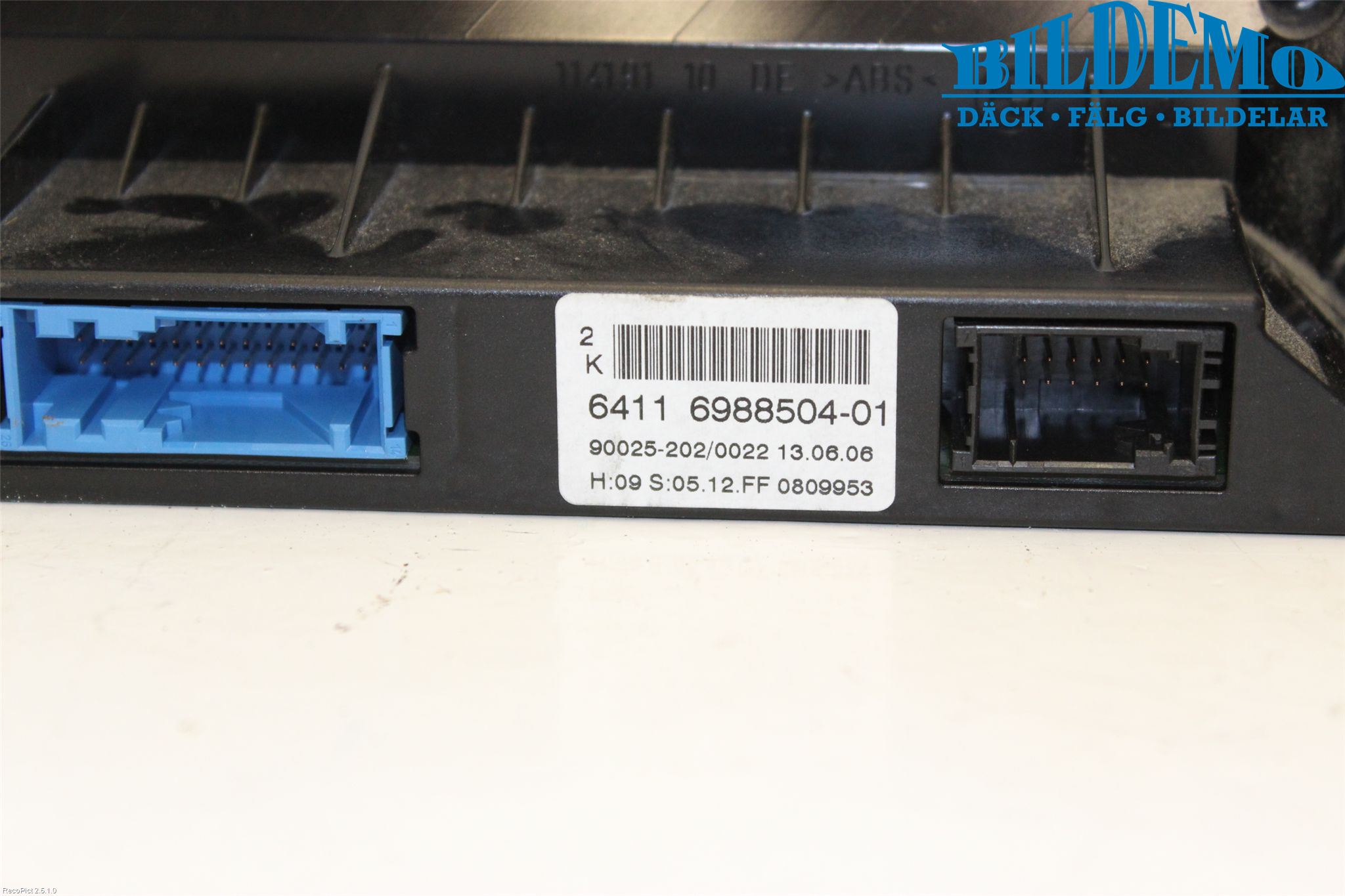 BMW 5 E60/61 Sed/Tou 02-10 Varme Ac Betjening-Display