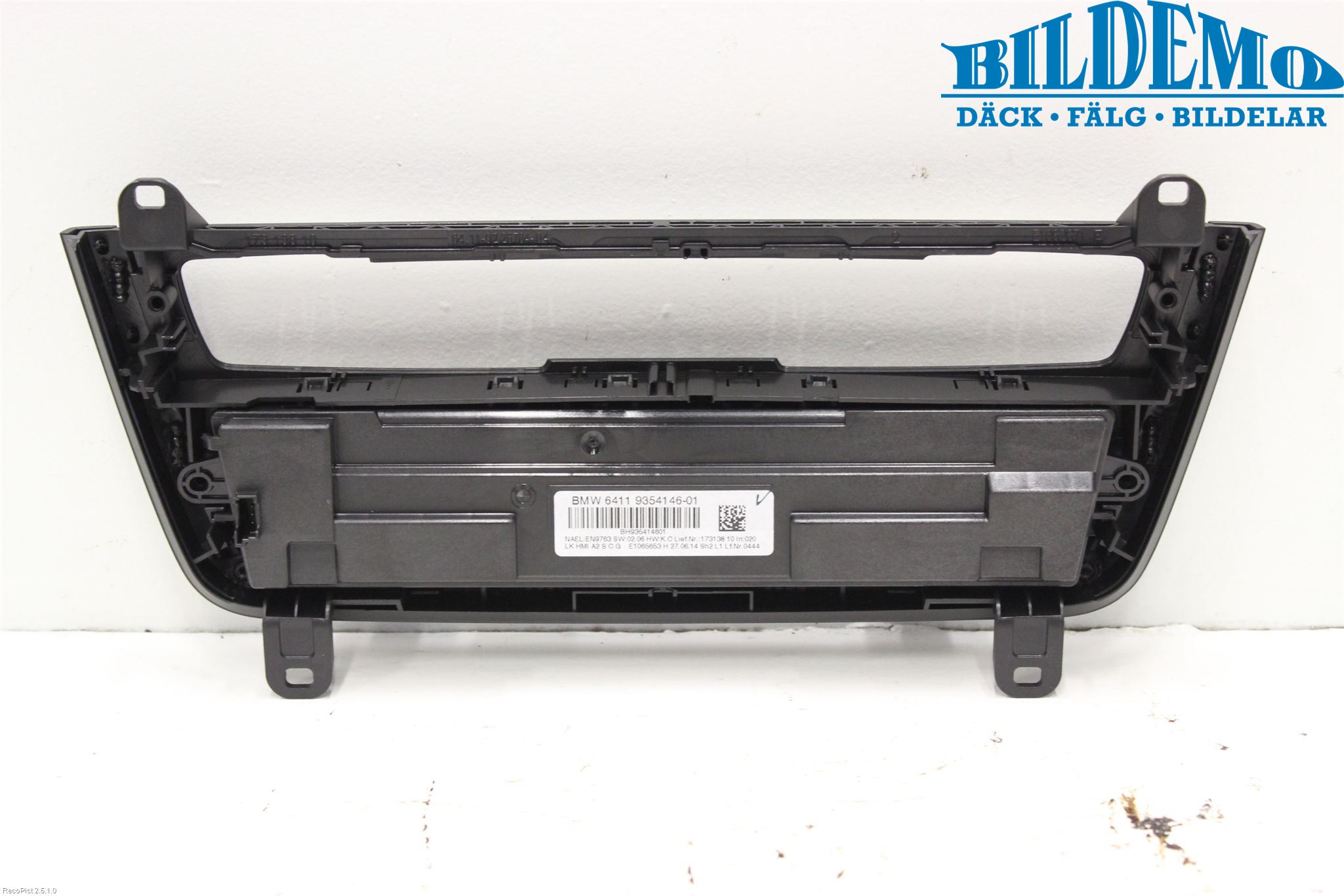 BMW 3 F30/F31/F80 12-19 Varme Ac Betjening-Display