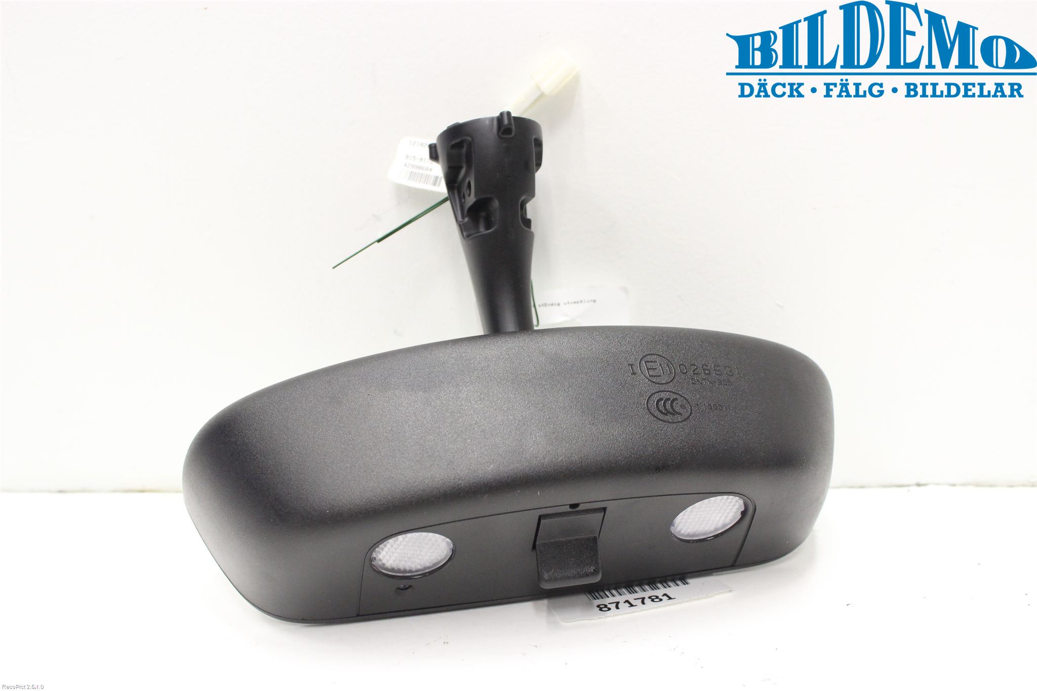 Mercedes-Benz MB B-KLASS (W246/W242) 12-19 Speil Innvendig
