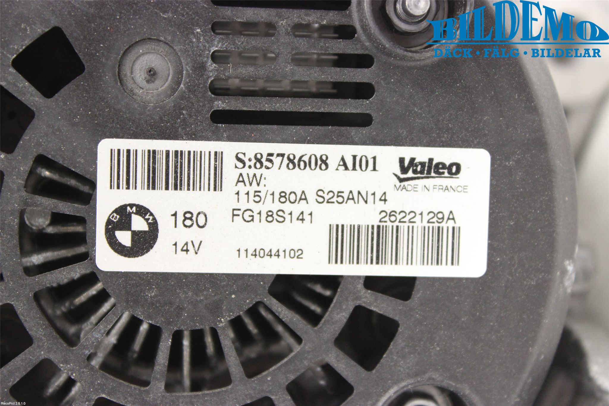 BMW 3 F30/F31/F80 12-19 Dynamo