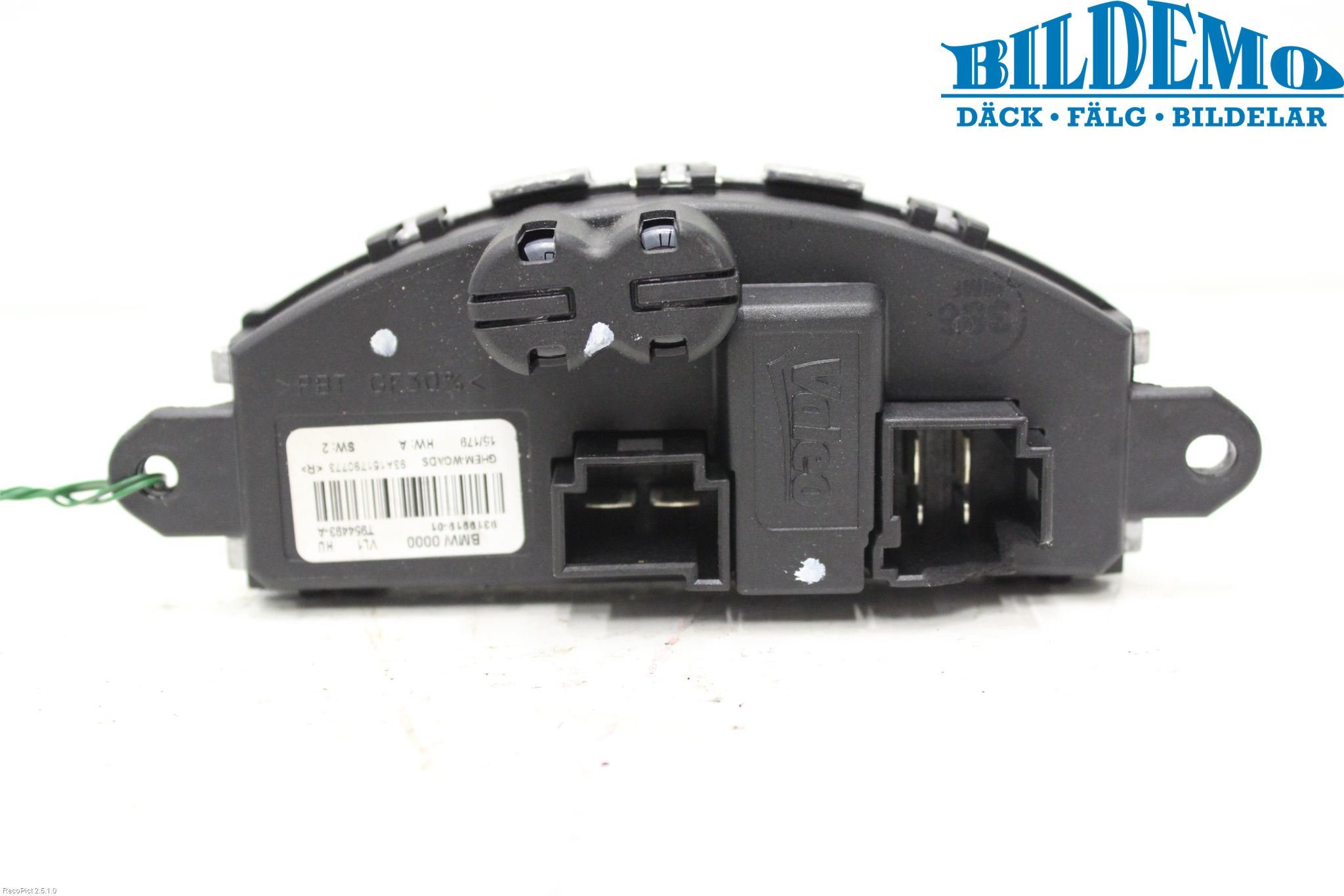 BMW 1 F20/F21 11-19 Varmeapparat Viftemotstand