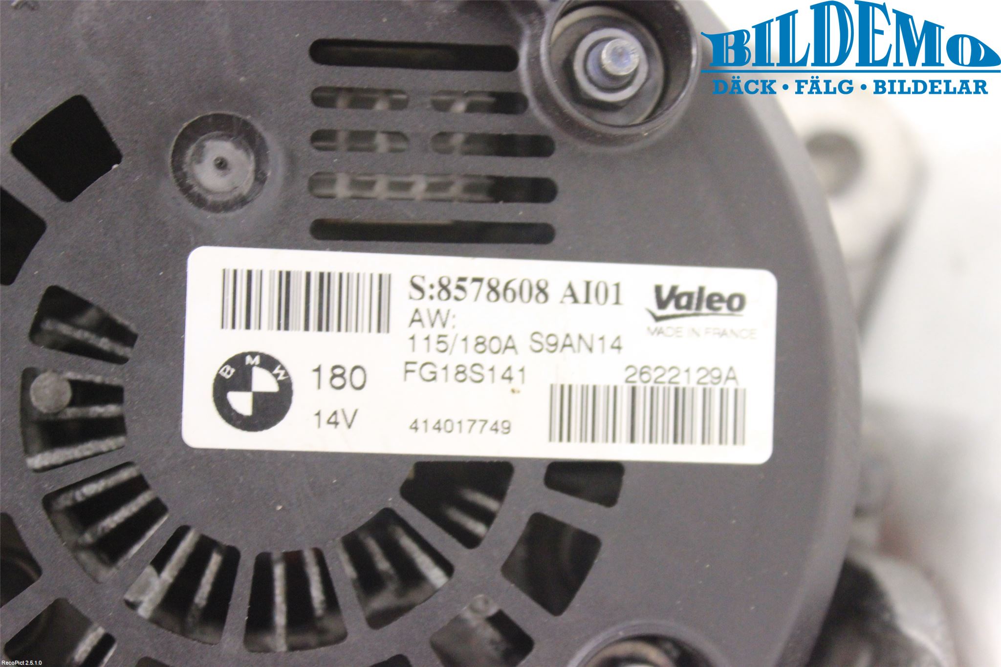 BMW 1 F20/F21 11-19 Dynamo