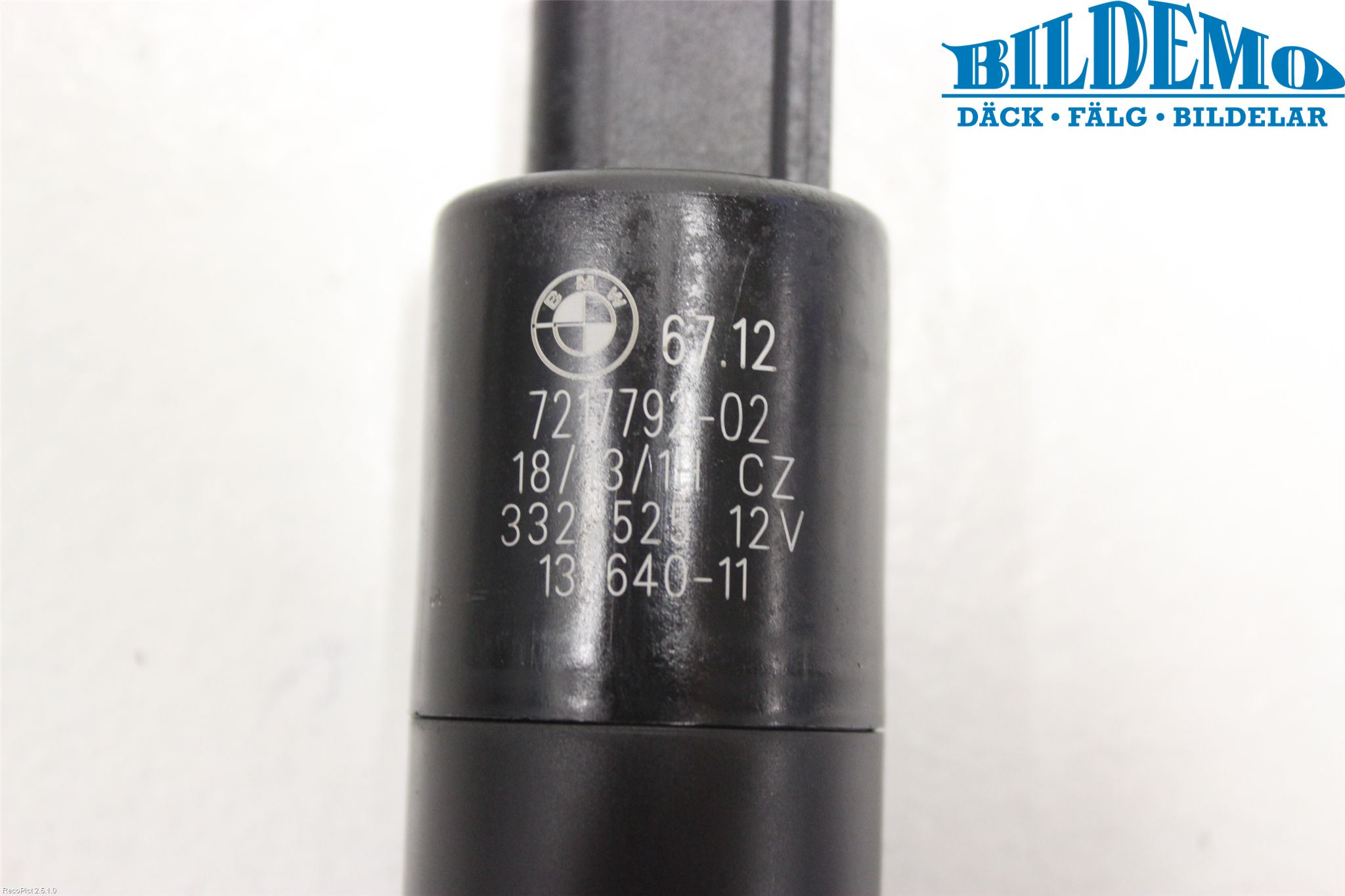 BMW 3 F30/F31/F80 12-19 Spylerpumpe Høytrykk