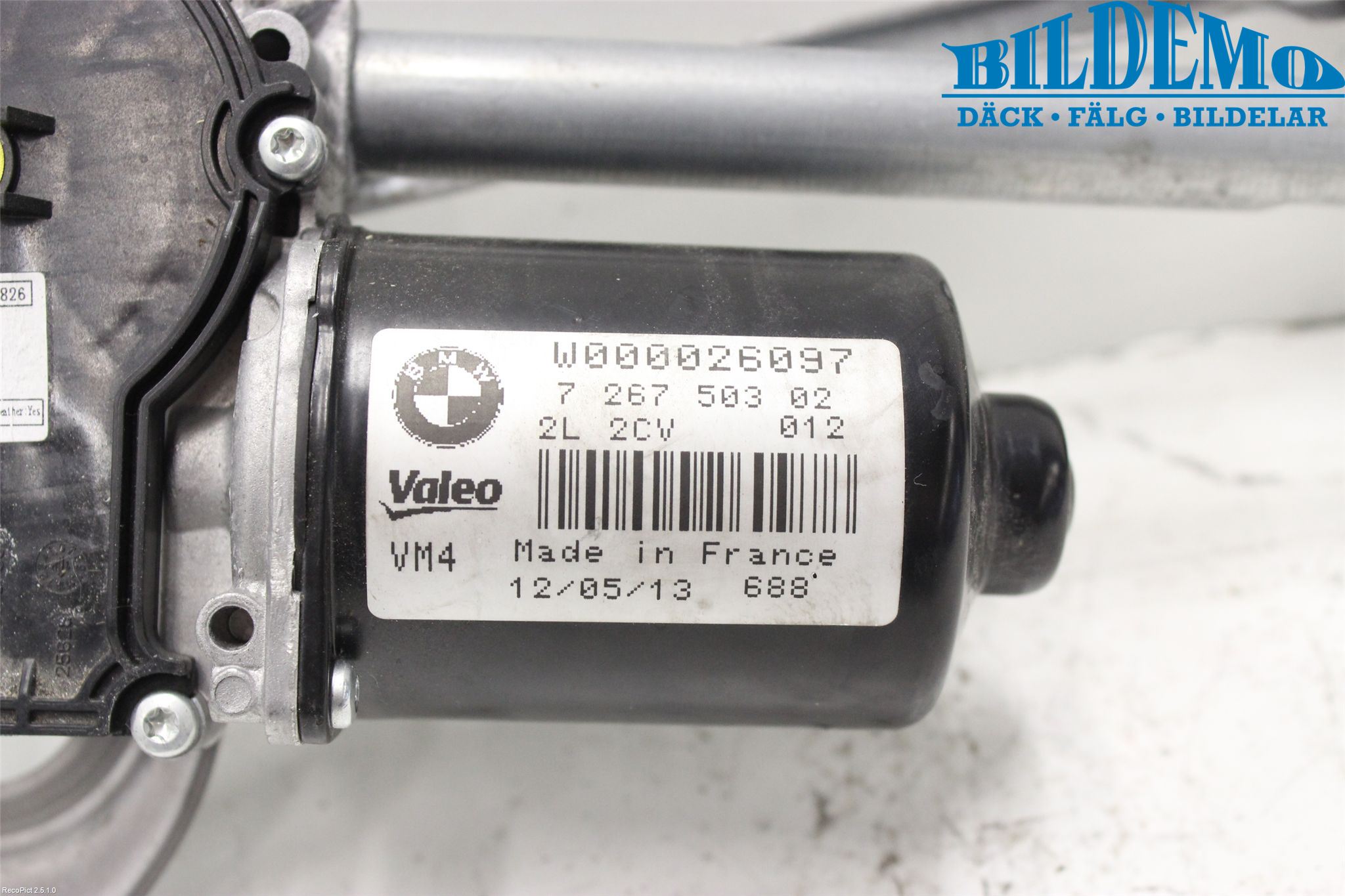 BMW 3 F30/F31/F80 12-19 Viskermotor Frontrute