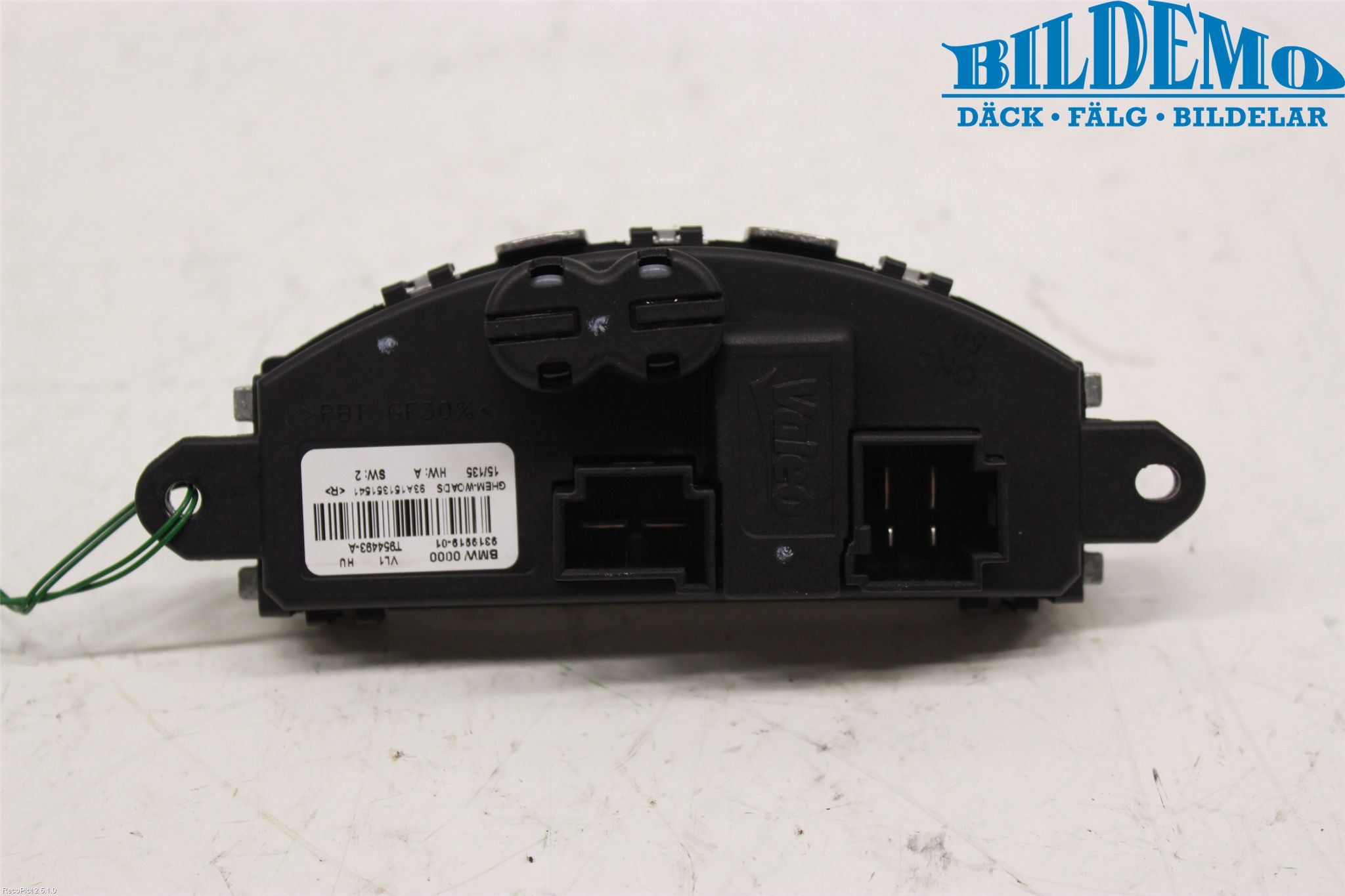 BMW 3 F30/F31/F80 12-19 Varmeapparat Viftemotstand