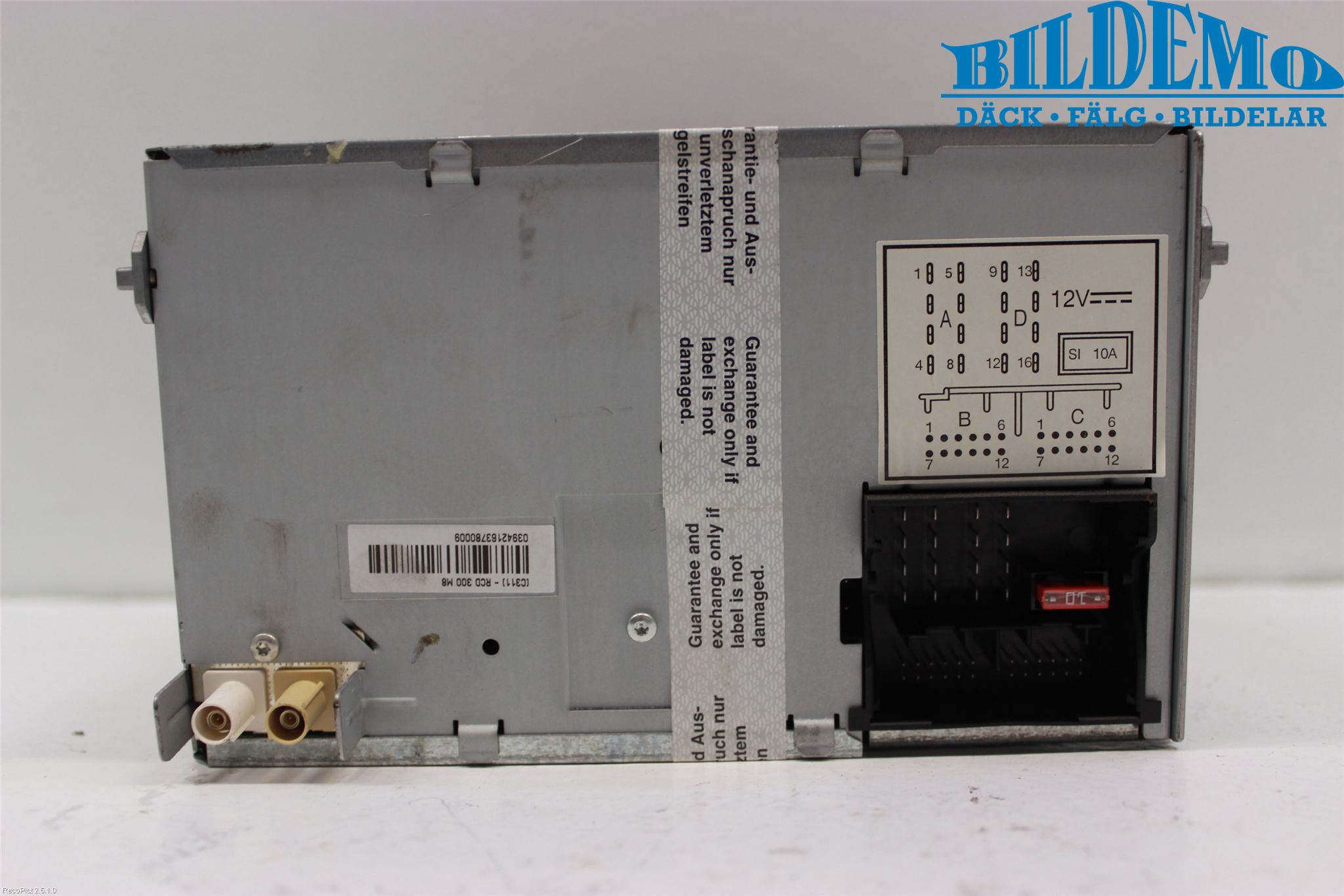 Volkswagen VW CADDY      04-10 Stereo Radio Med Cd