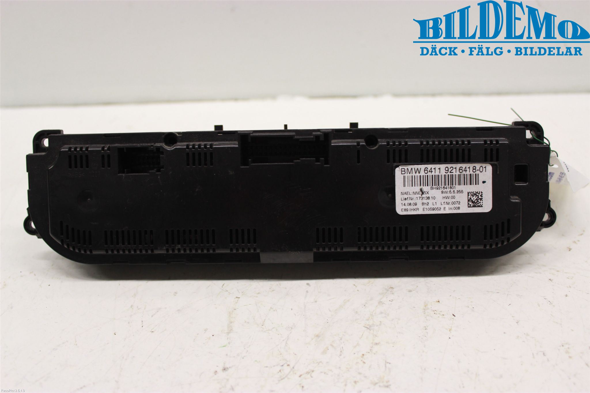 BMW Z4 E89 09-16 Varme Ac Betjening-Display