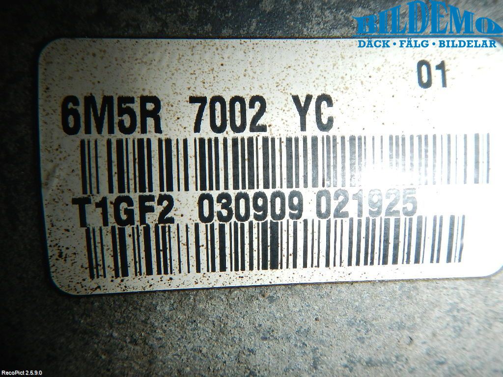 Ford FOCUS 08-11 Gearkasse 5 Trinn