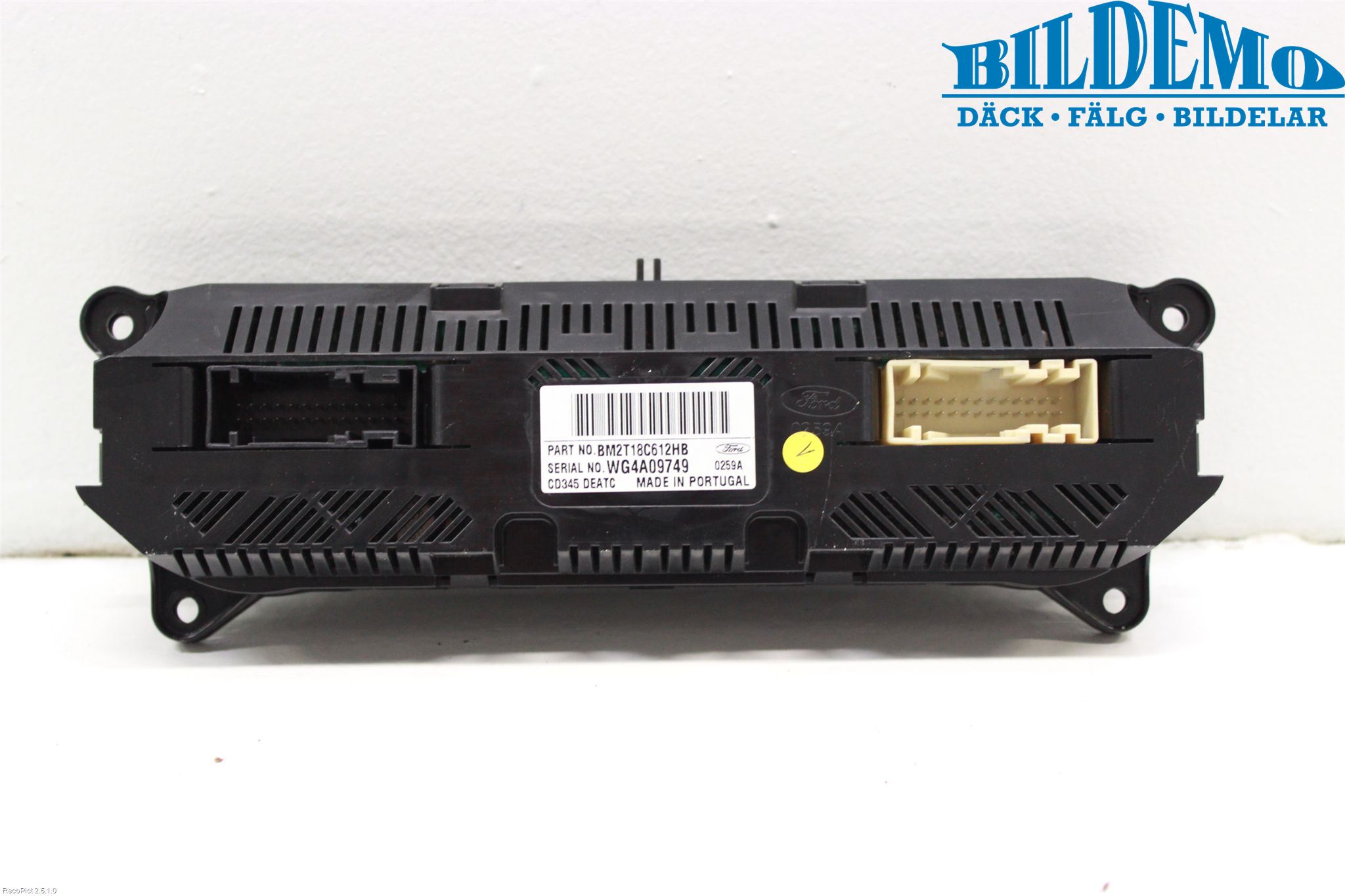 Ford MONDEO 07-15 Varme Ac Betjening-Display