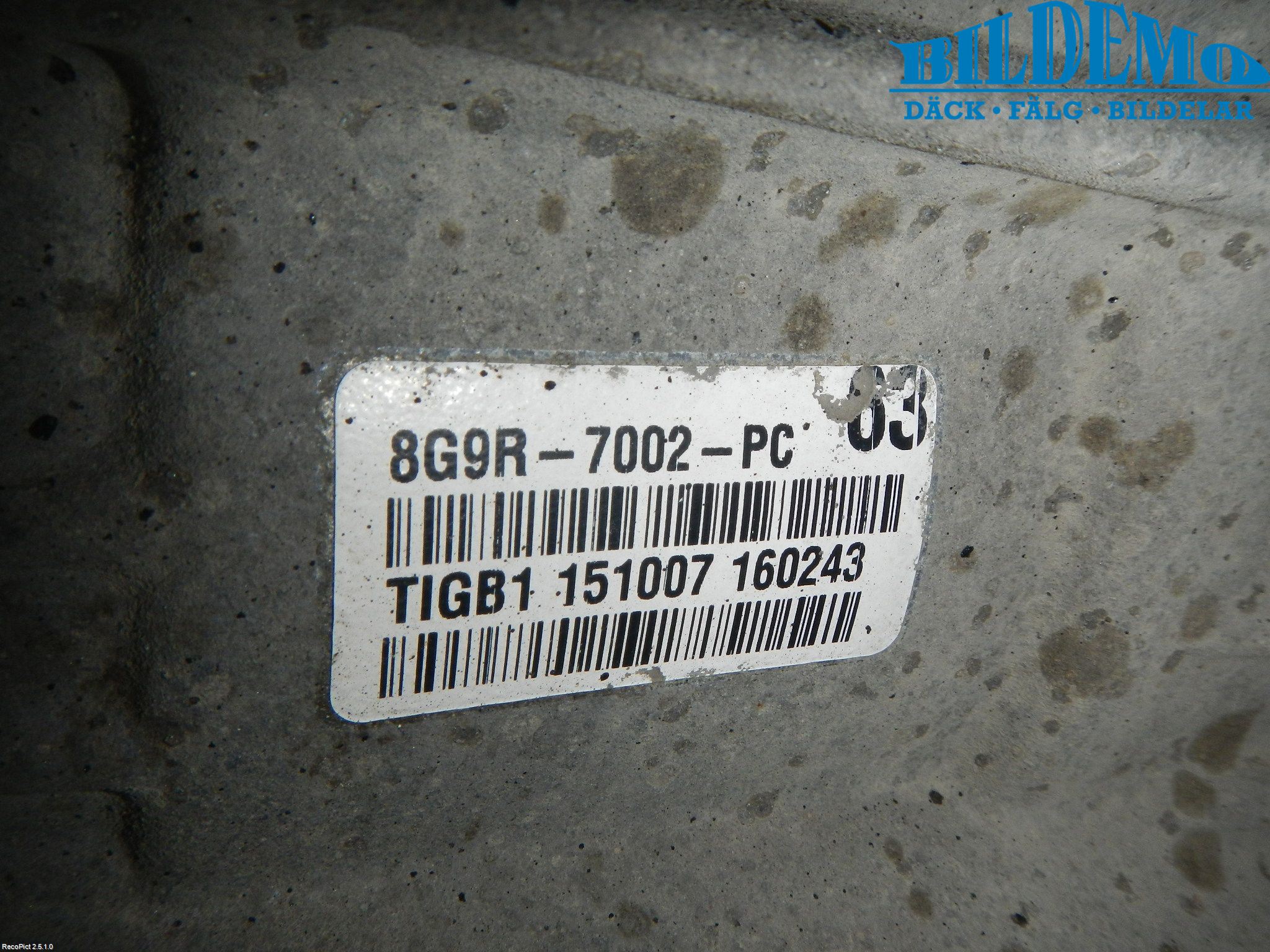 Volvo V50 08-12 Gearkasse 6 Trinn