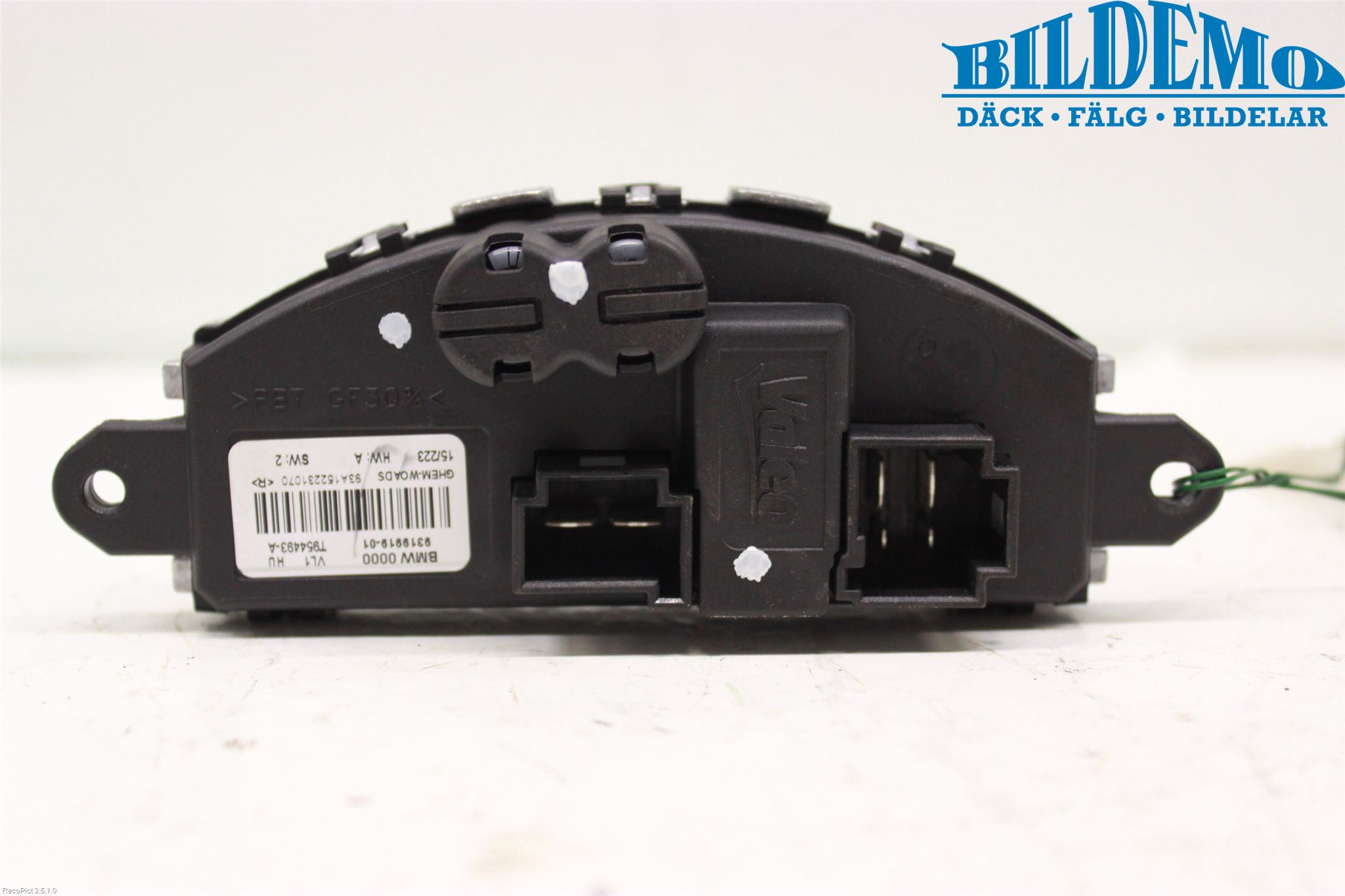 BMW 1 F20/F21 11-19 Varmeapparat Viftemotstand