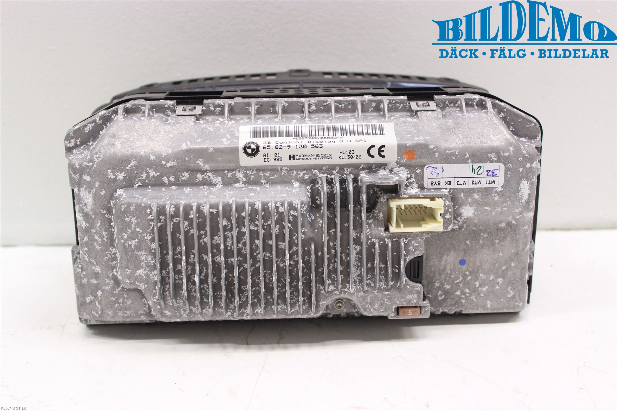 BMW 7 E65/66    00-08 Instr Skjerm Dvd-Gps-Ac-Tlf