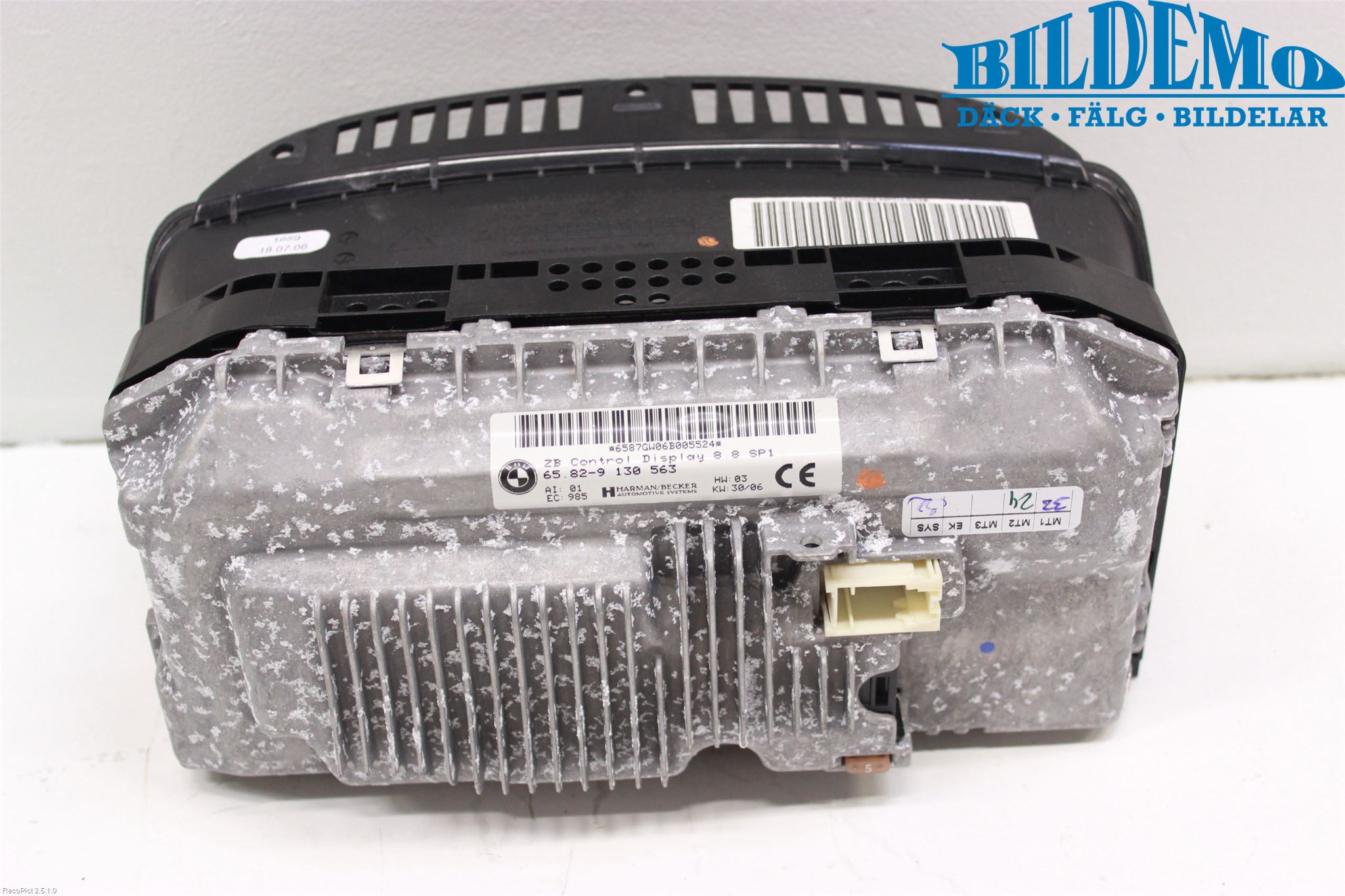 BMW 7 E65/66    00-08 Instr Skjerm Dvd-Gps-Ac-Tlf