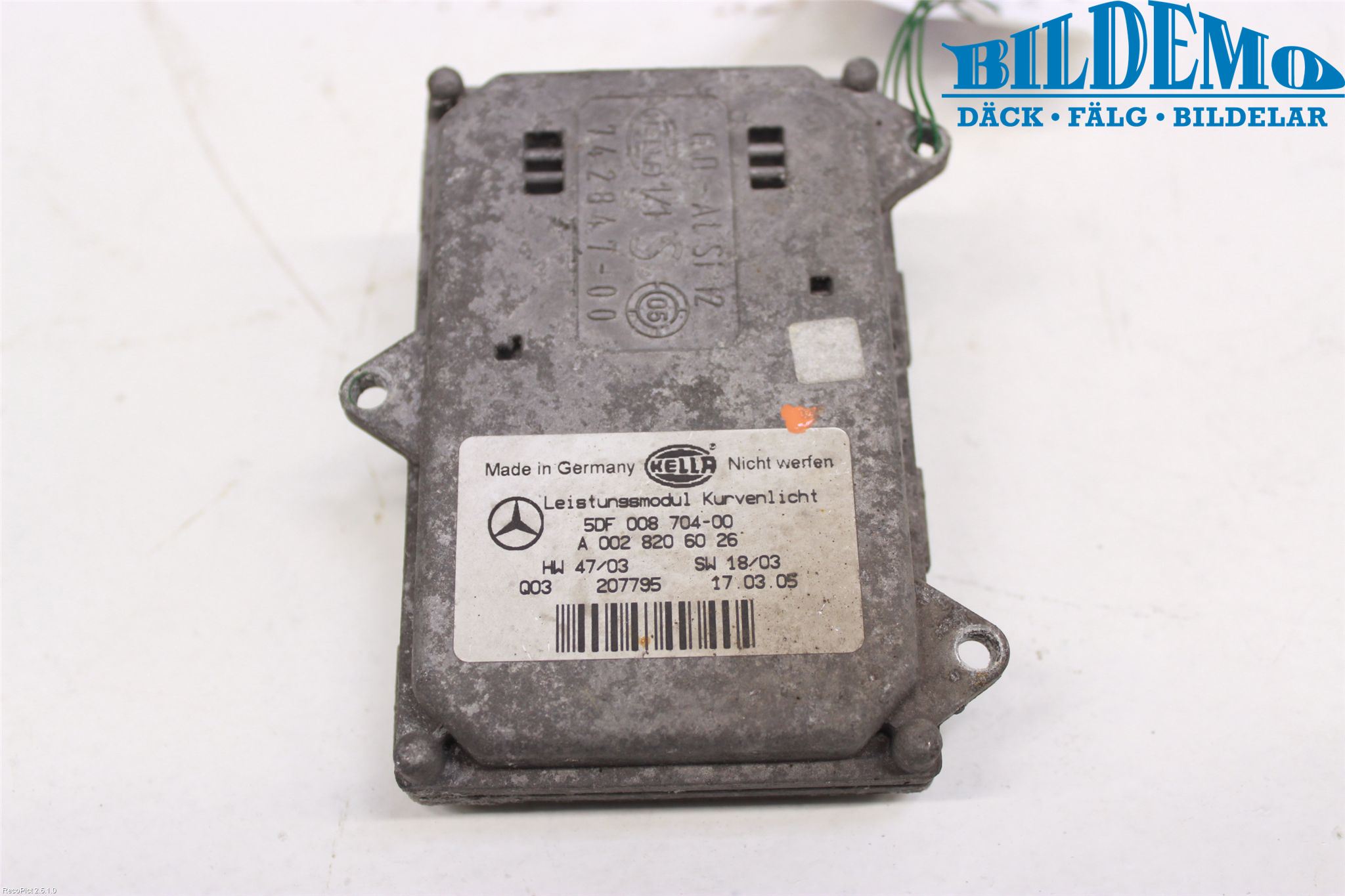 Mercedes-Benz MB CLS (C219) 03-11 Styreenhet Xenon