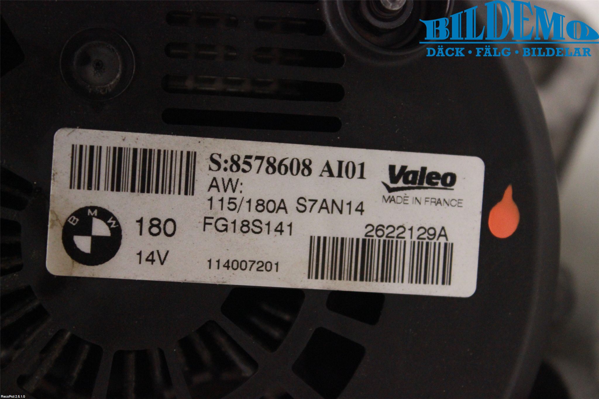 BMW 3 F30/F31/F80 12-19 Dynamo