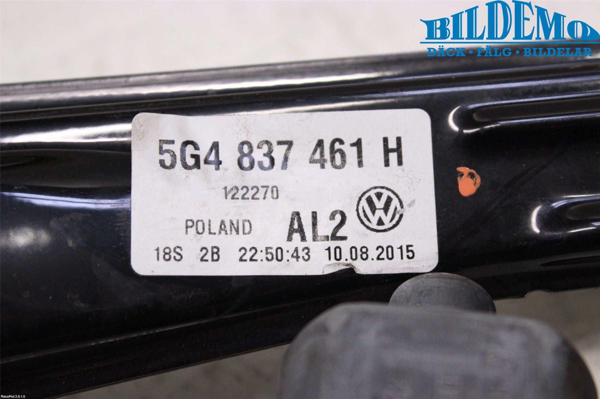 Volkswagen VW GOLF / E-GOLF VII 13-20 Vindusheis El Komp