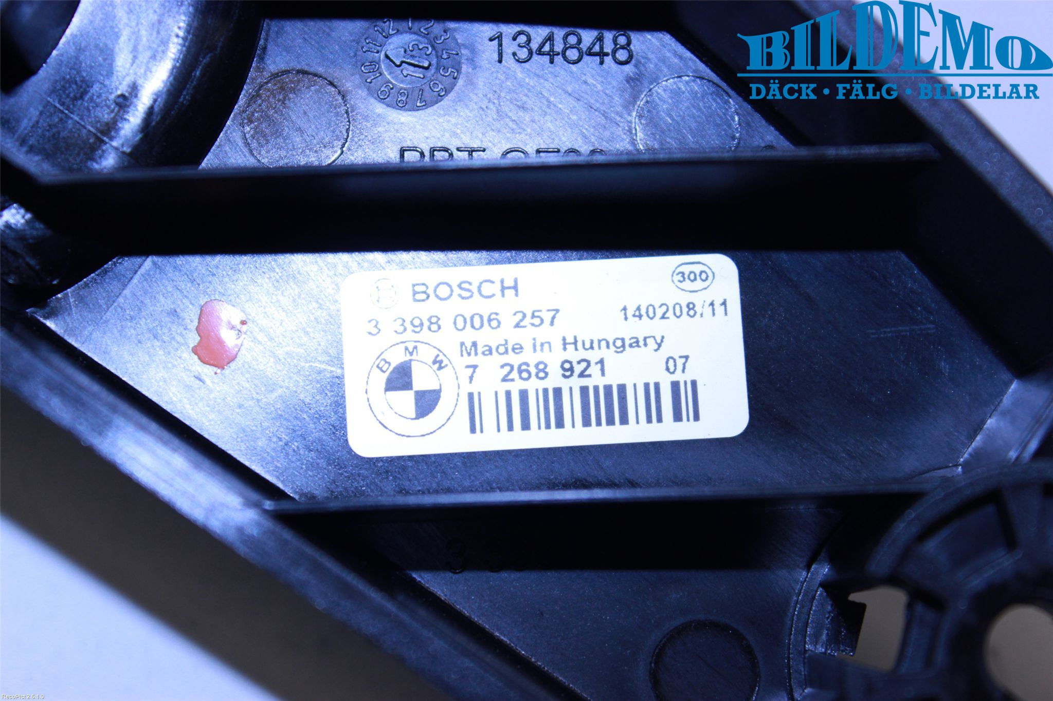BMW 3 F30/F31/F80 12-19 Viskeroverføring Bakrute