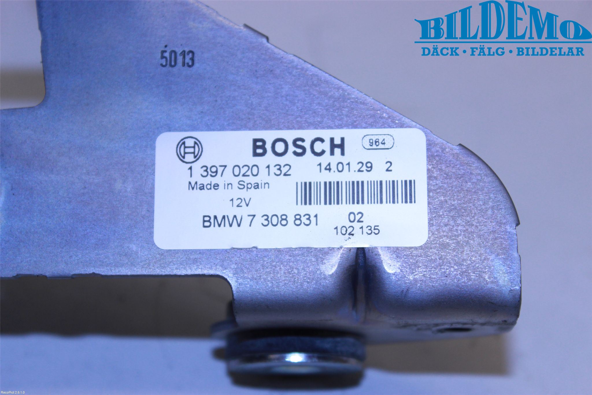 BMW 3 F30/F31/F80 12-19 Bakluke-Lokk Låsekasse