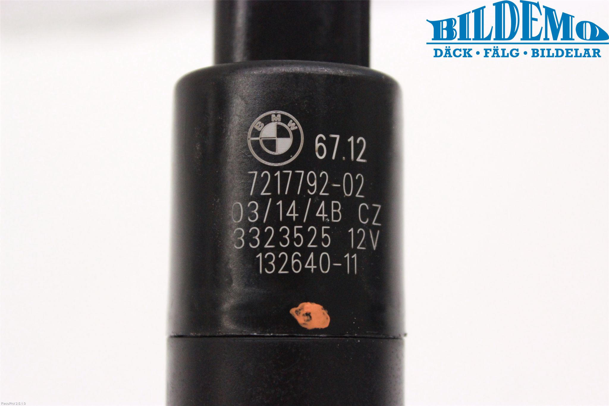 BMW 3 F30/F31/F80 12-19 Spylerpumpe Høytrykk