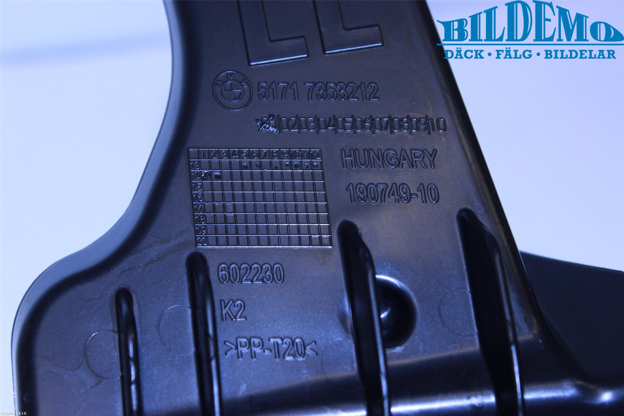 BMW 3 F30/F31/F80 12-19 Viskermotor Frontrute