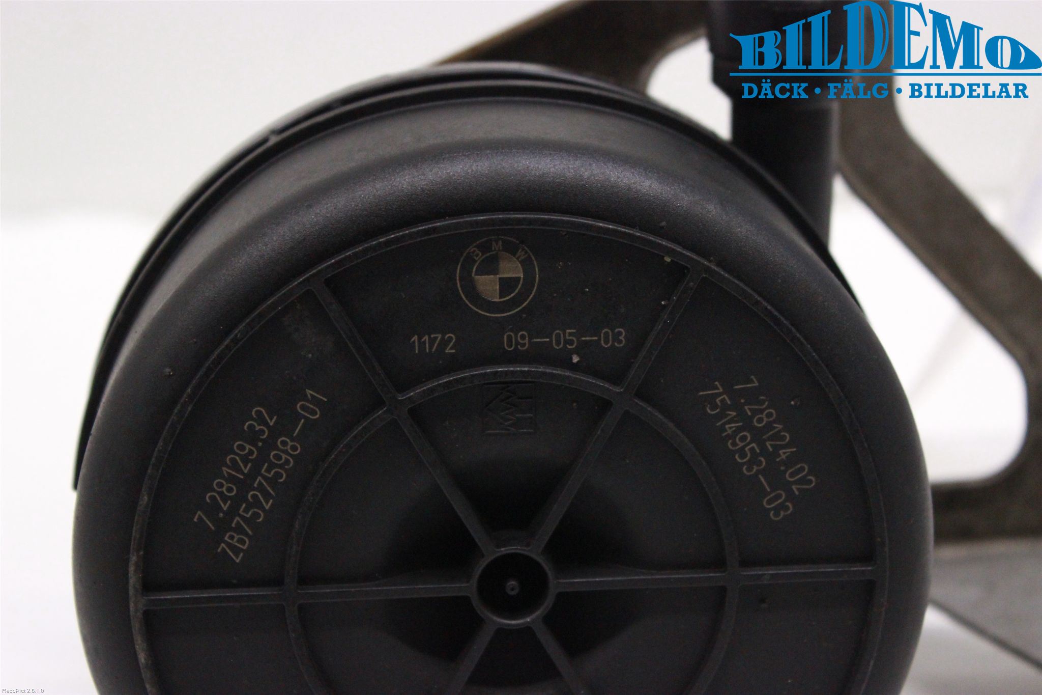BMW 5 E60/61 Sed/Tou 02-10 Luftpumpe - Eksosrensing