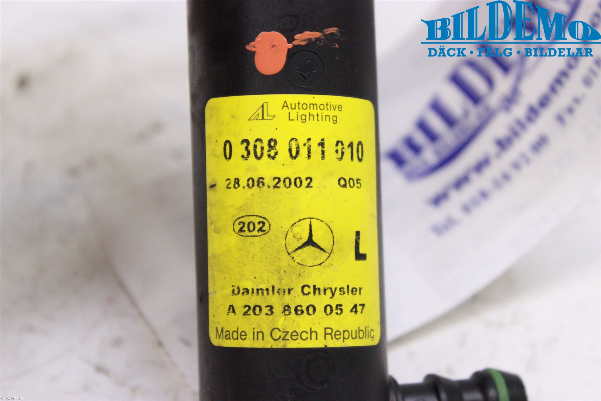 Mercedes-Benz MB C (203) 00-07 Spylerdyse Frontlykter