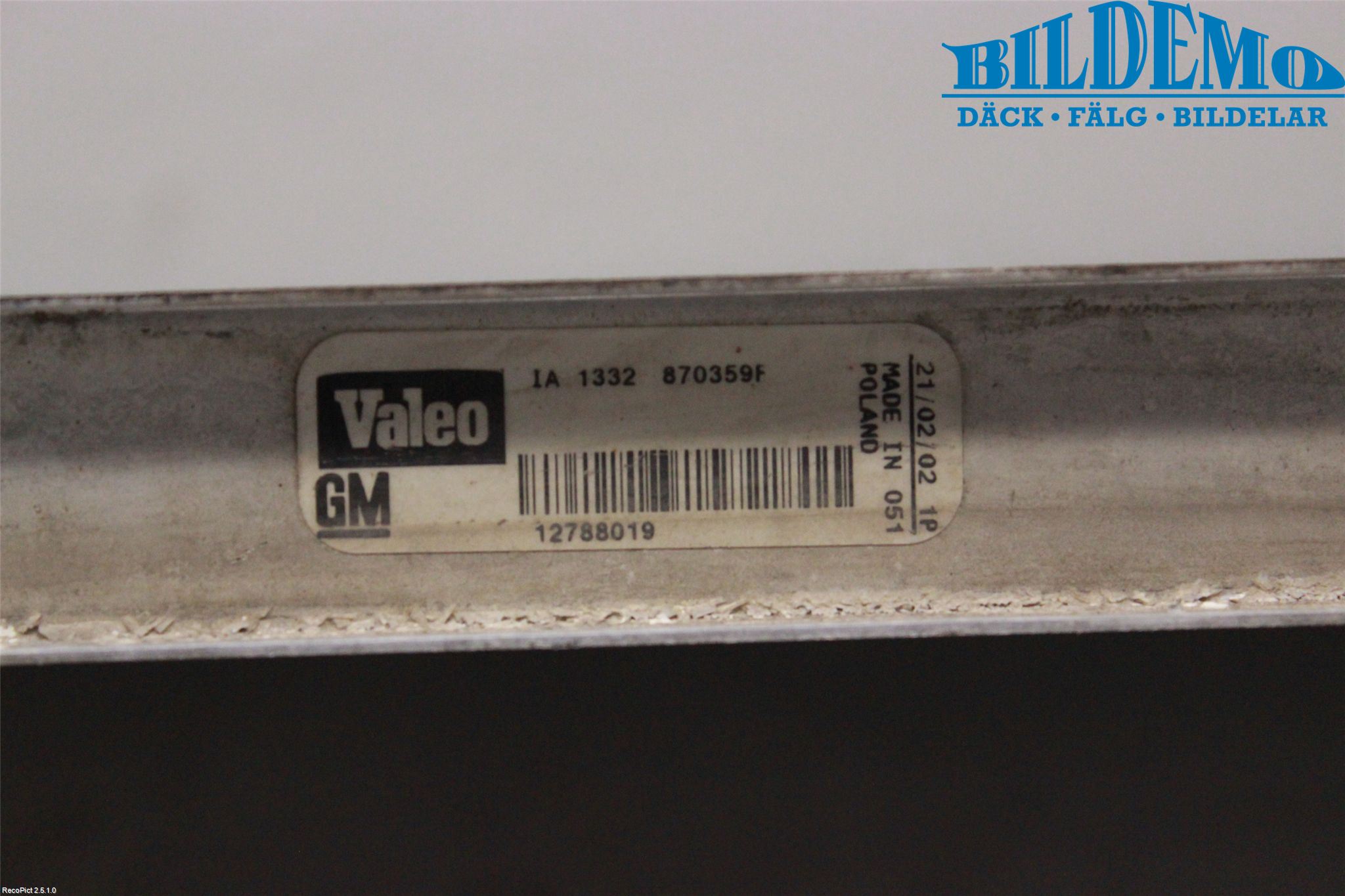 Saab 9-3 VER 2 Intercooler Radiator
