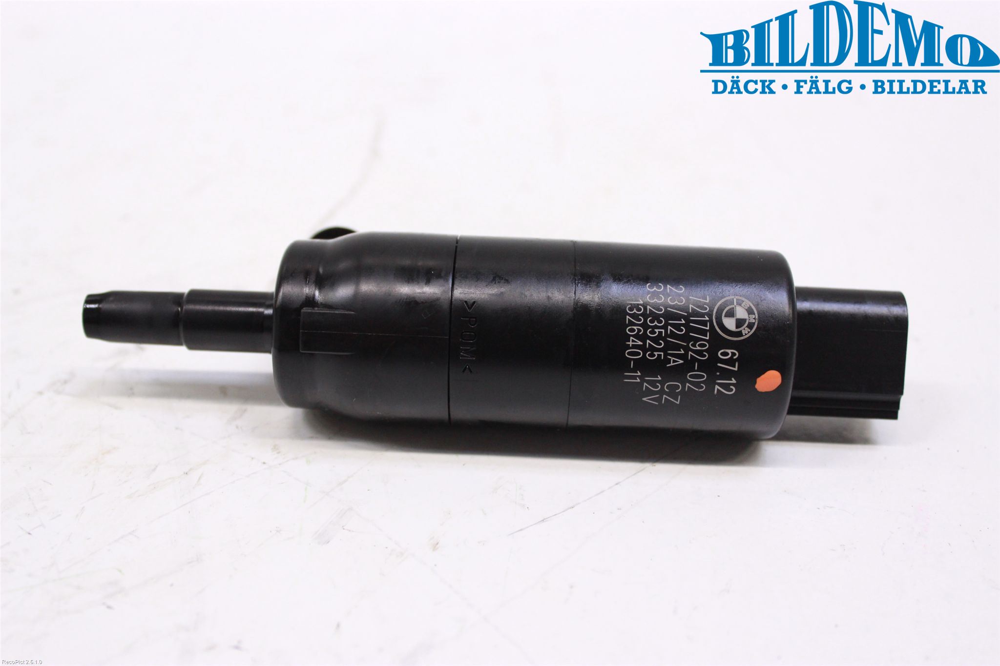 BMW 5 F10/F11/F18 09-17 Spylerpumpe Høytrykk