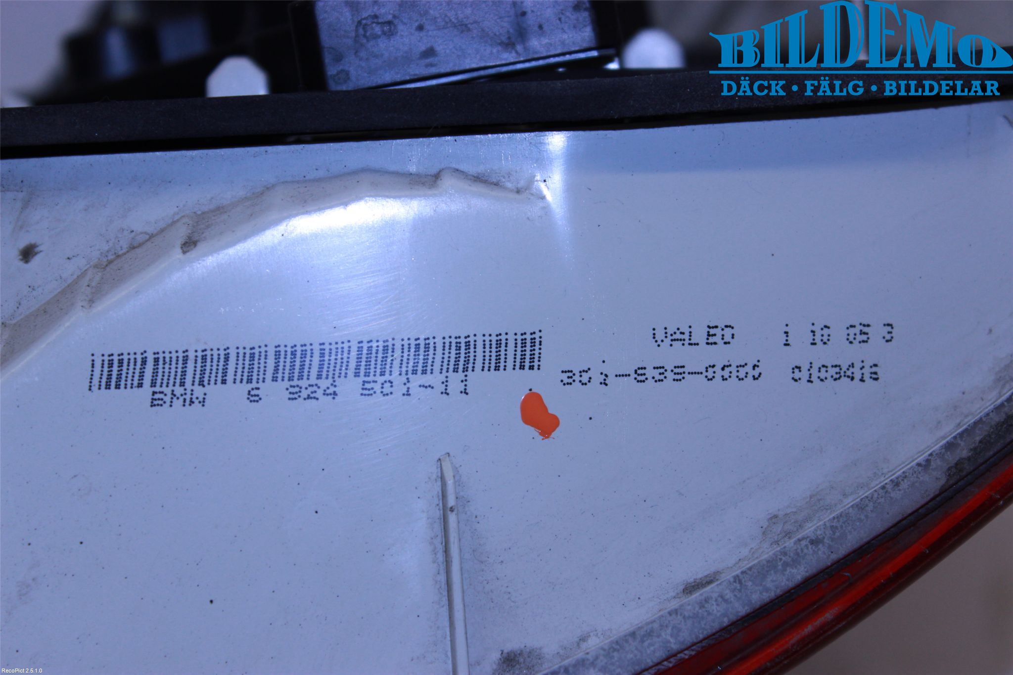 BMW 1 E87/81 5D/3D 03-11 Baklykt Venstre