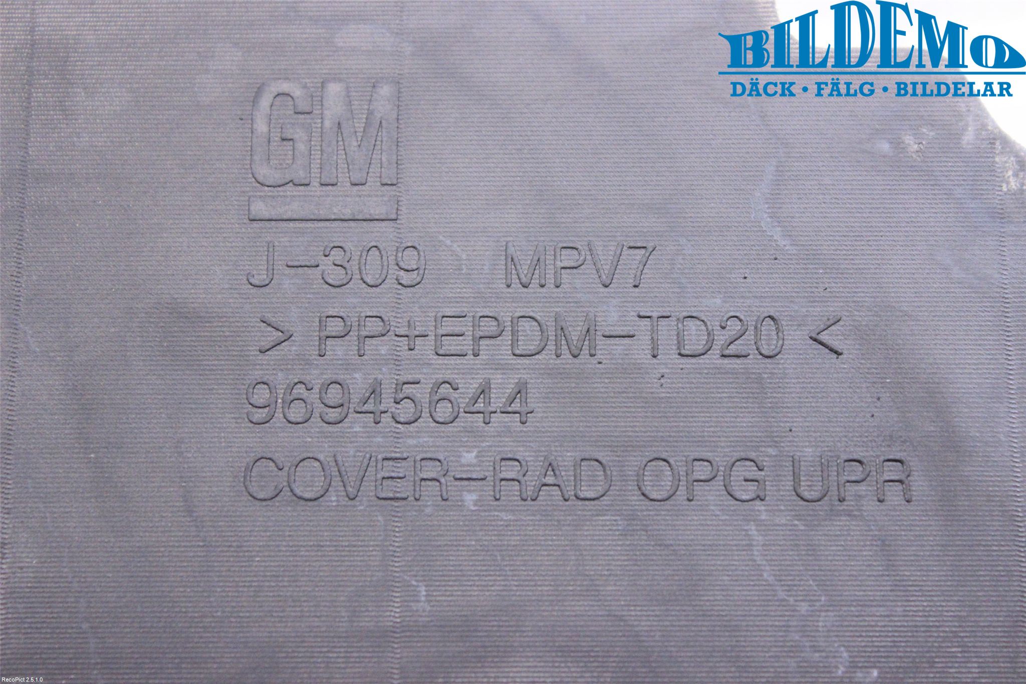 GM CHEVROLET ORLANDO Panserlåsplate-Bjelke