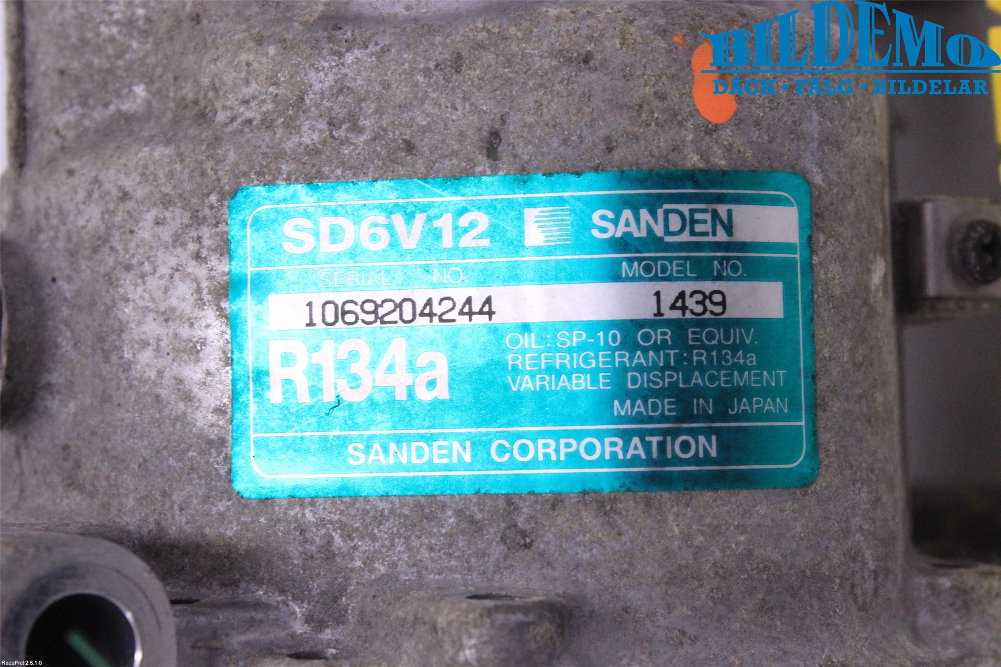 Citroen C3 -04 Varme Ac Kompressor