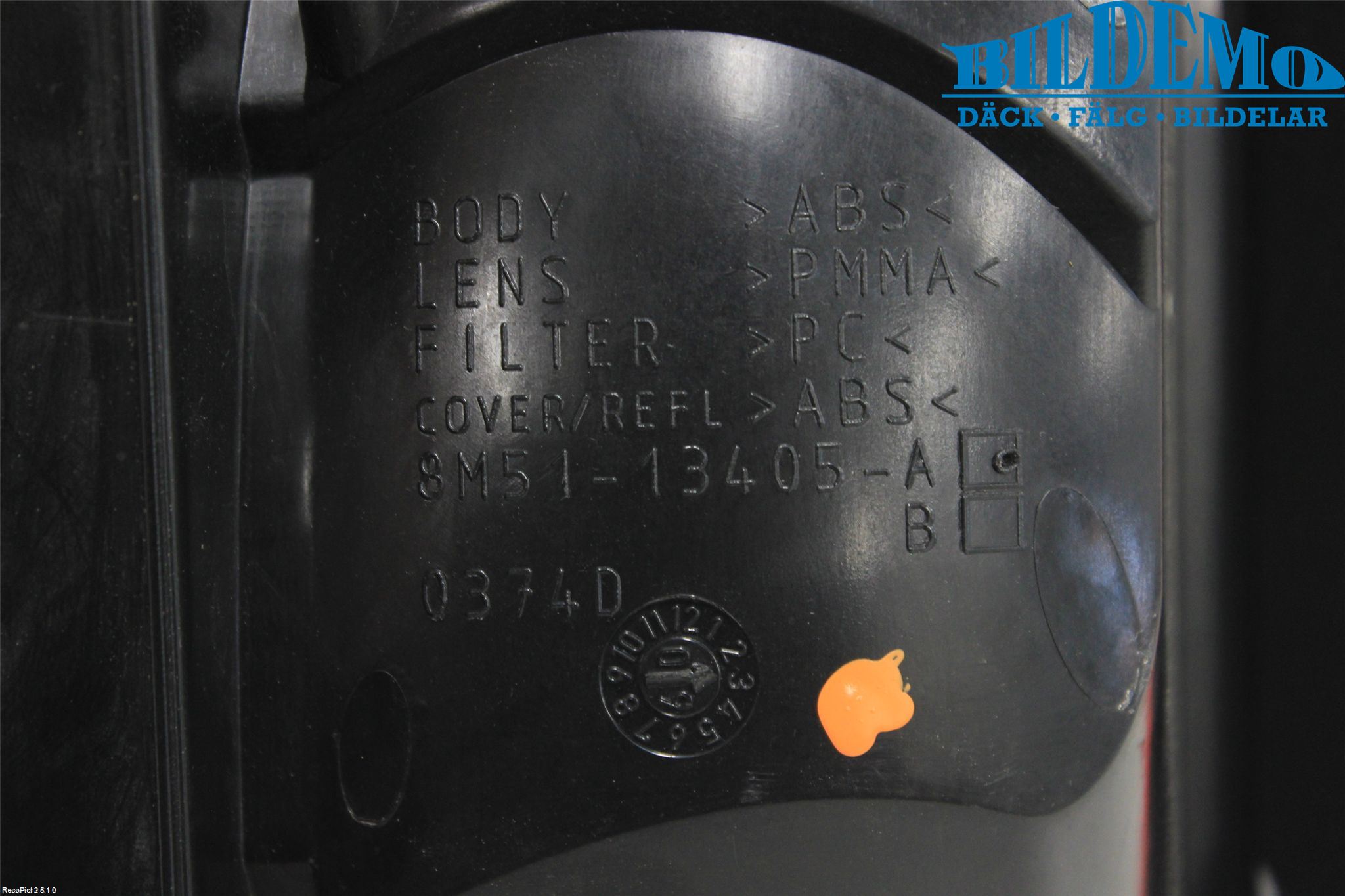 Ford FOCUS 08-11 Baklykt Venstre