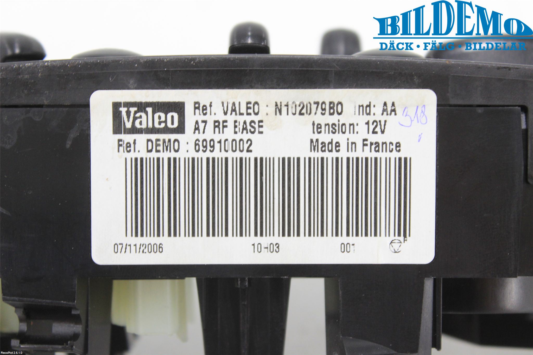 Peugeot 207 Varme Ac Betjening-Display