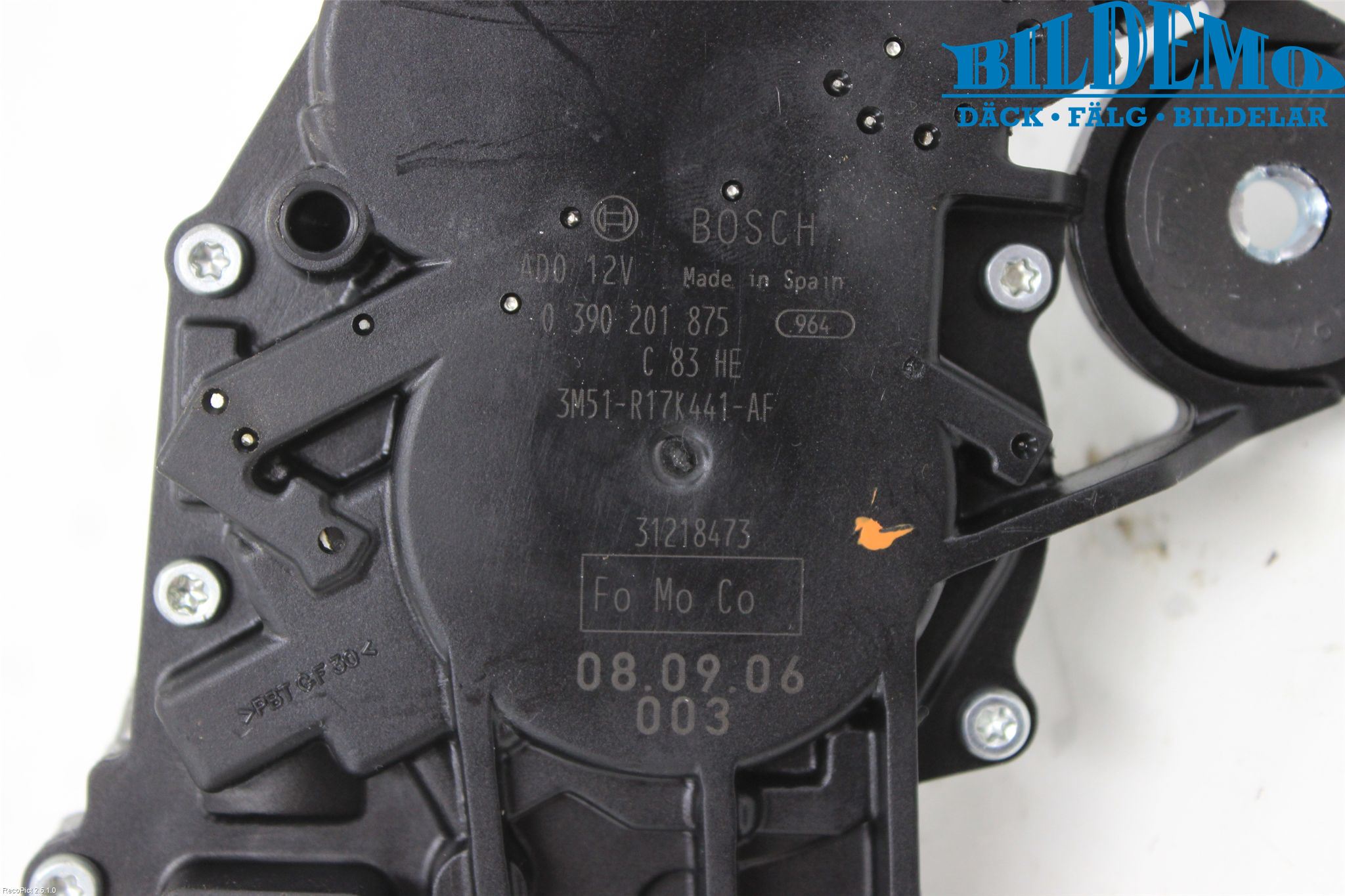 Volvo V50 08-12 Viskermotor Bakluke