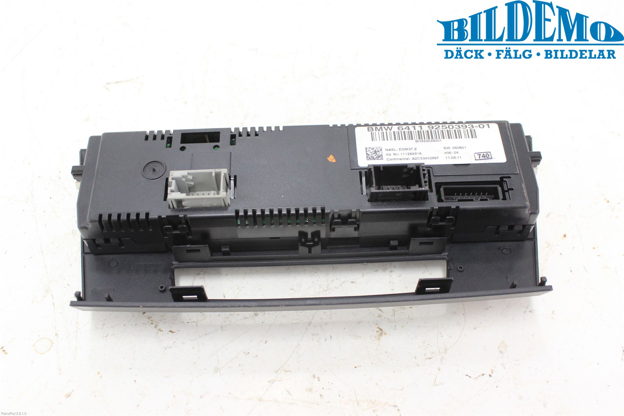 BMW 3 E90/91 SED/TOU 05-12 Varme Ac Betjening-Display