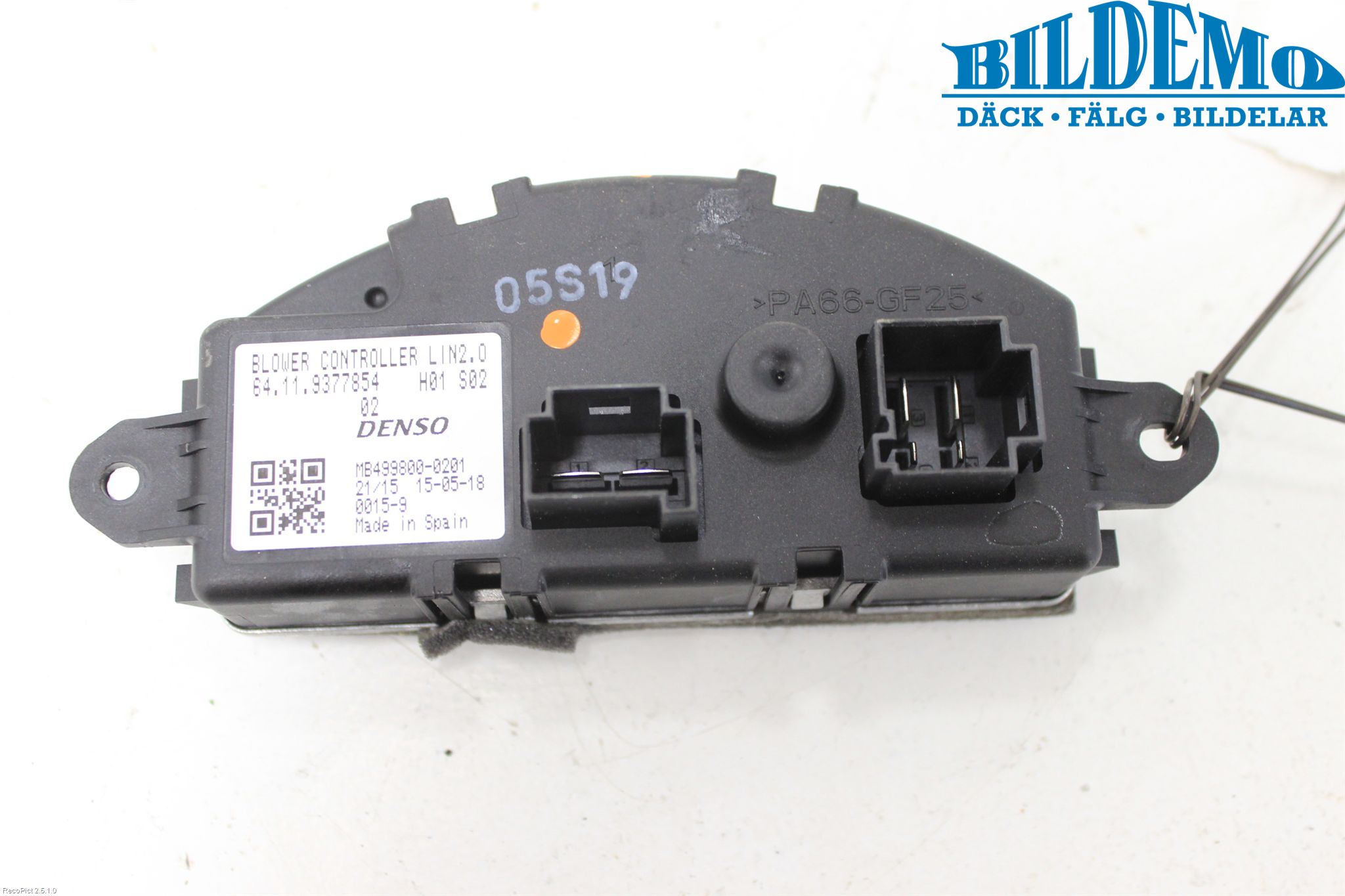 Mini ONE/COOPER 3DR F56 14-24 Varmeapparat Viftemotstand