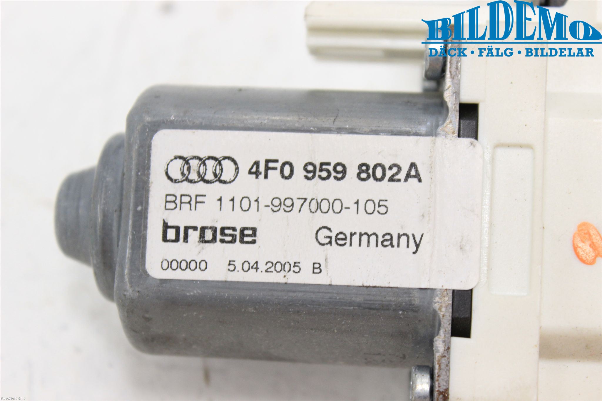 Audi A6/S6     05-11 Vindusheismotor