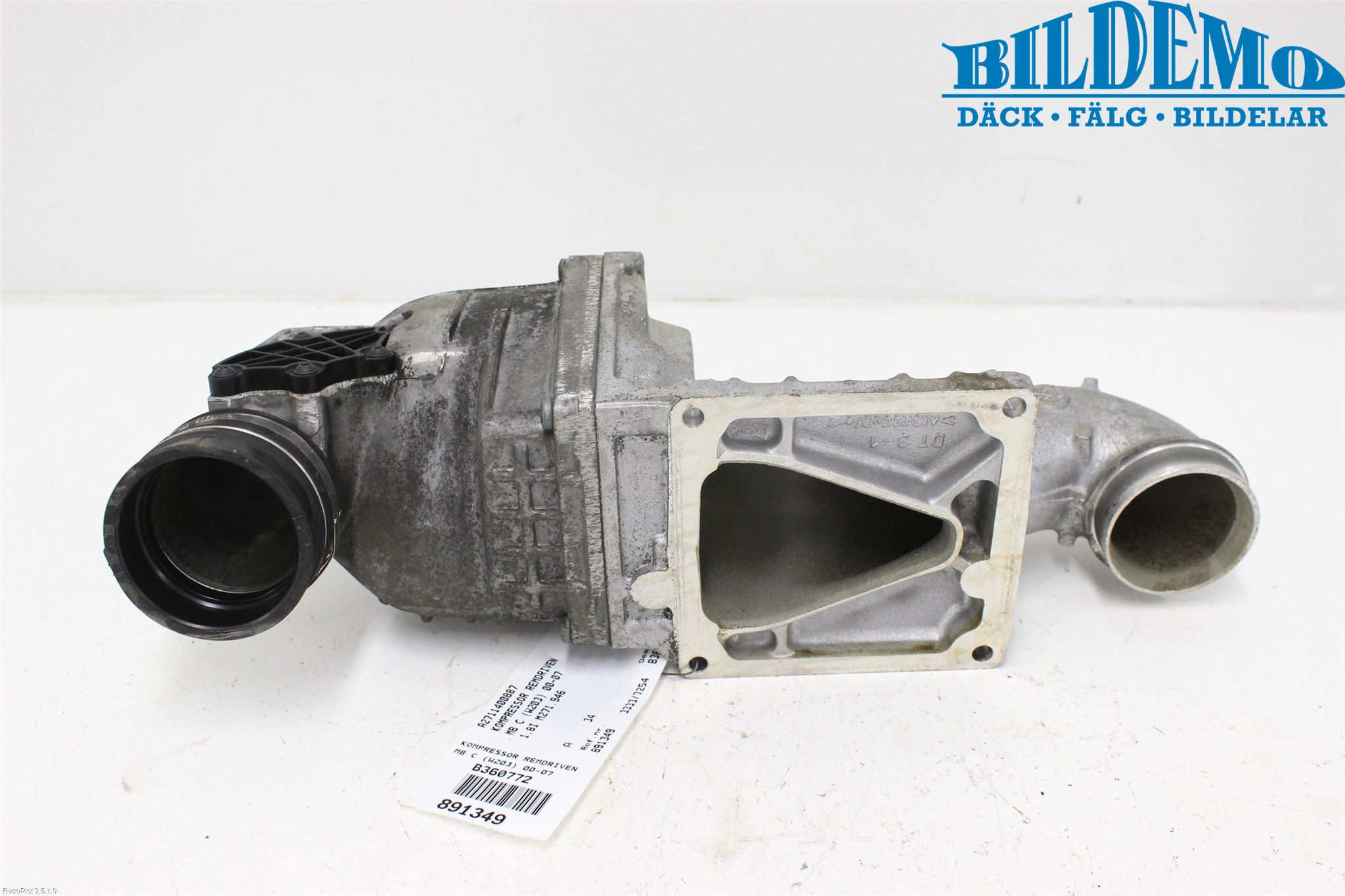 Mercedes-Benz MB C (203) 00-07 Kompressor Reimdrevet