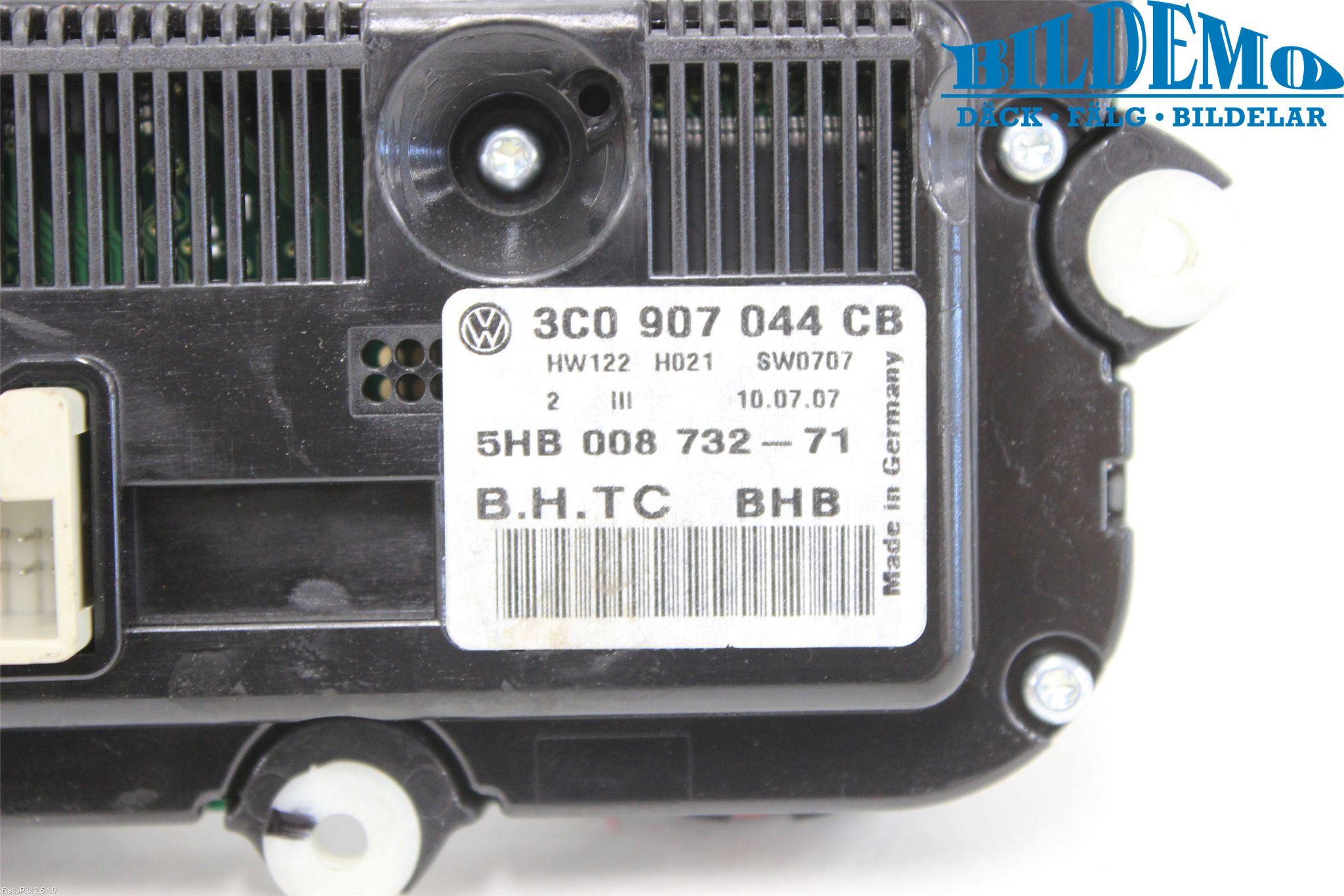 Volkswagen VW PASSAT 05-11 Varme Ac Betjening-Display
