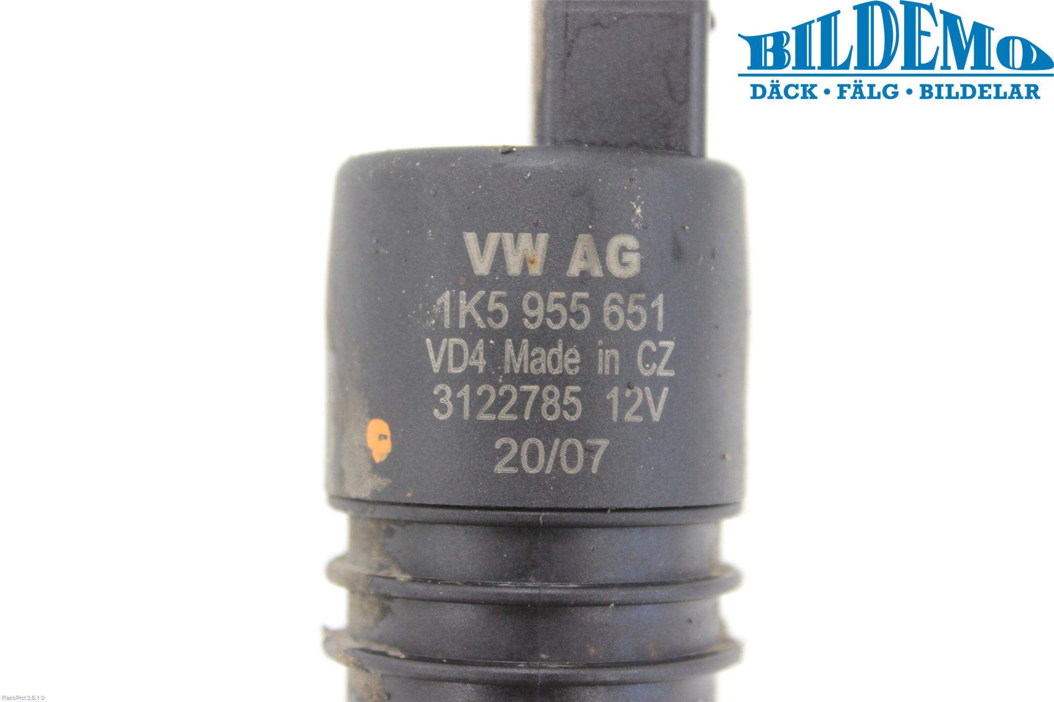 Volkswagen VW PASSAT 05-11 Spylerpumpe Frontrute