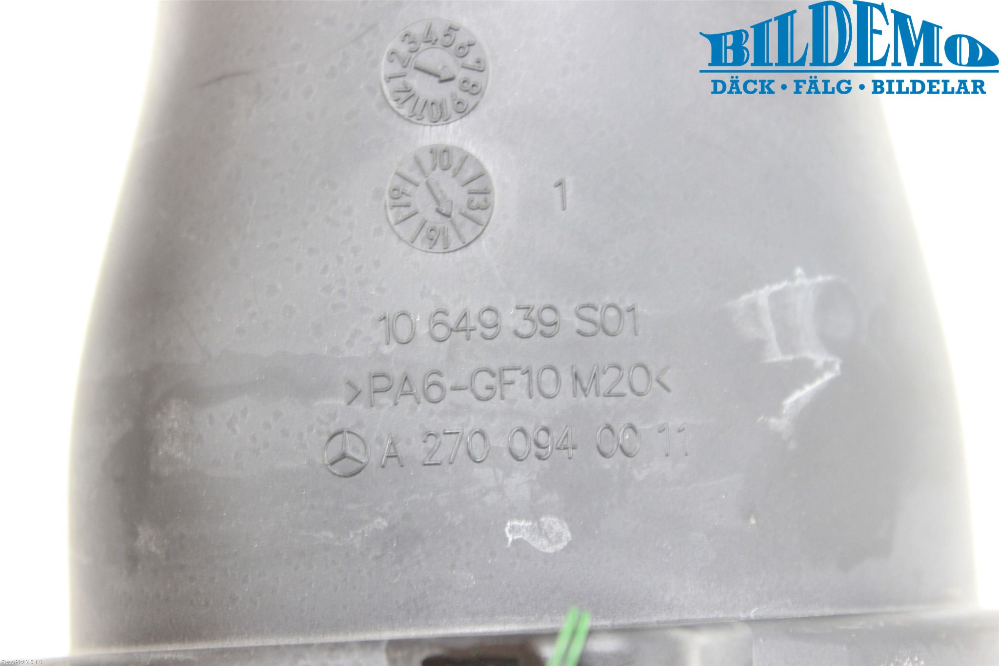 Mercedes-Benz MB A-KLASS (W176) 13-18 Inns Gummibelg - Slange