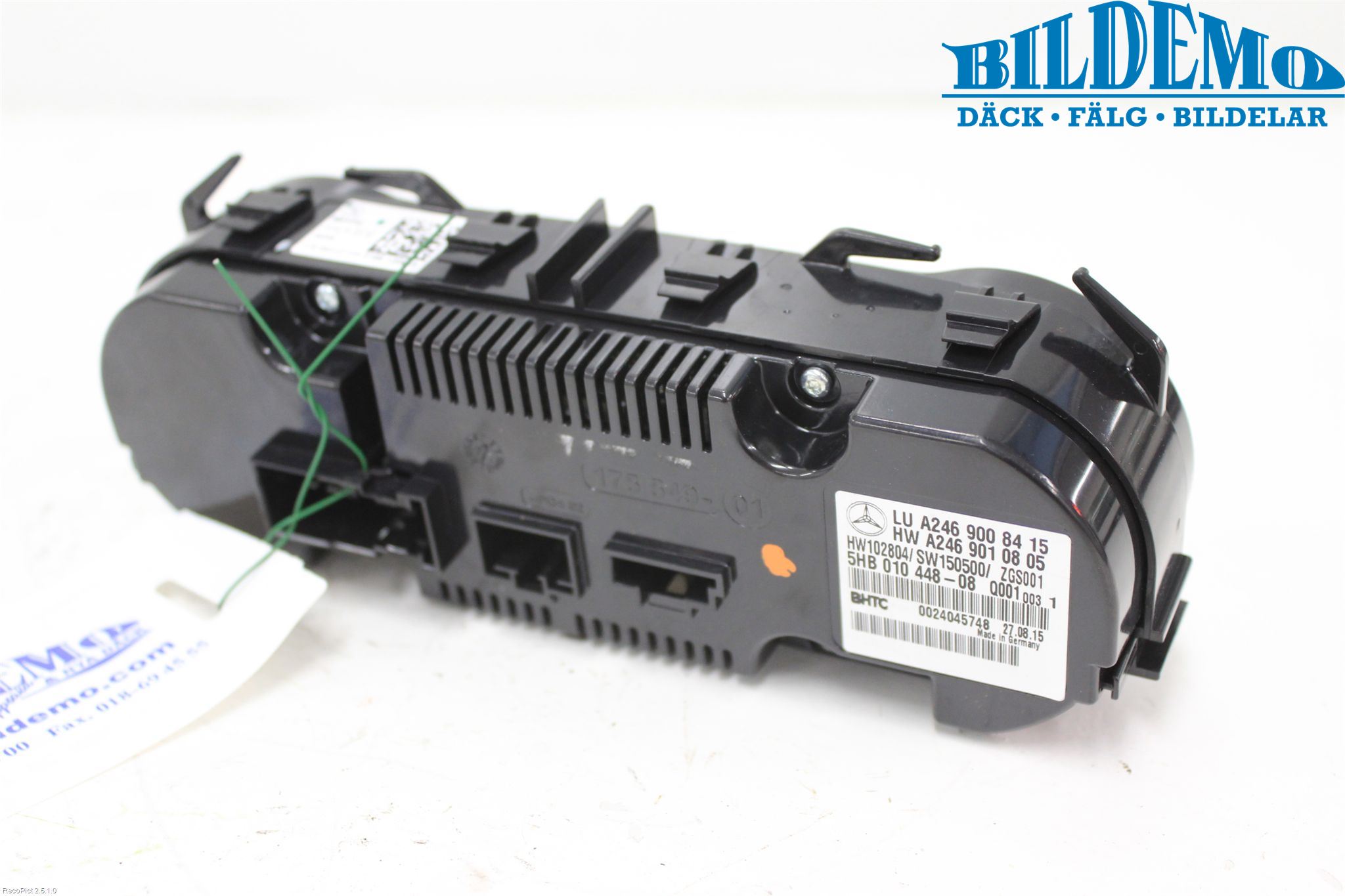 Mercedes-Benz MB A-KLASS (W176) 13-18 Varme Ac Betjening-Display