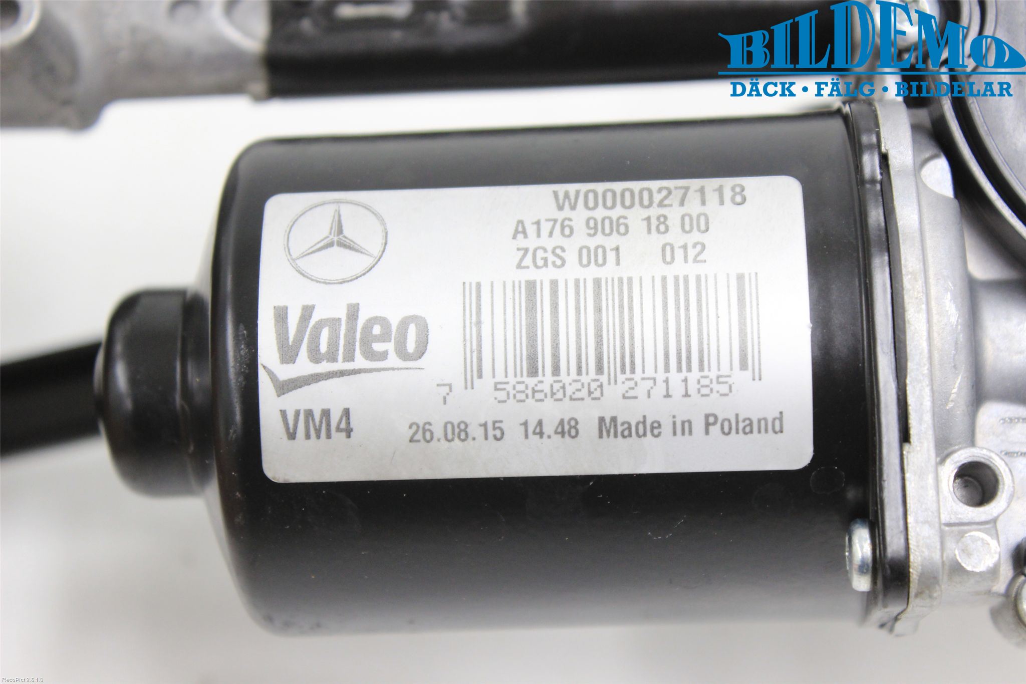 Mercedes-Benz MB A-KLASS (W176) 13-18 Viskermotor Frontrute