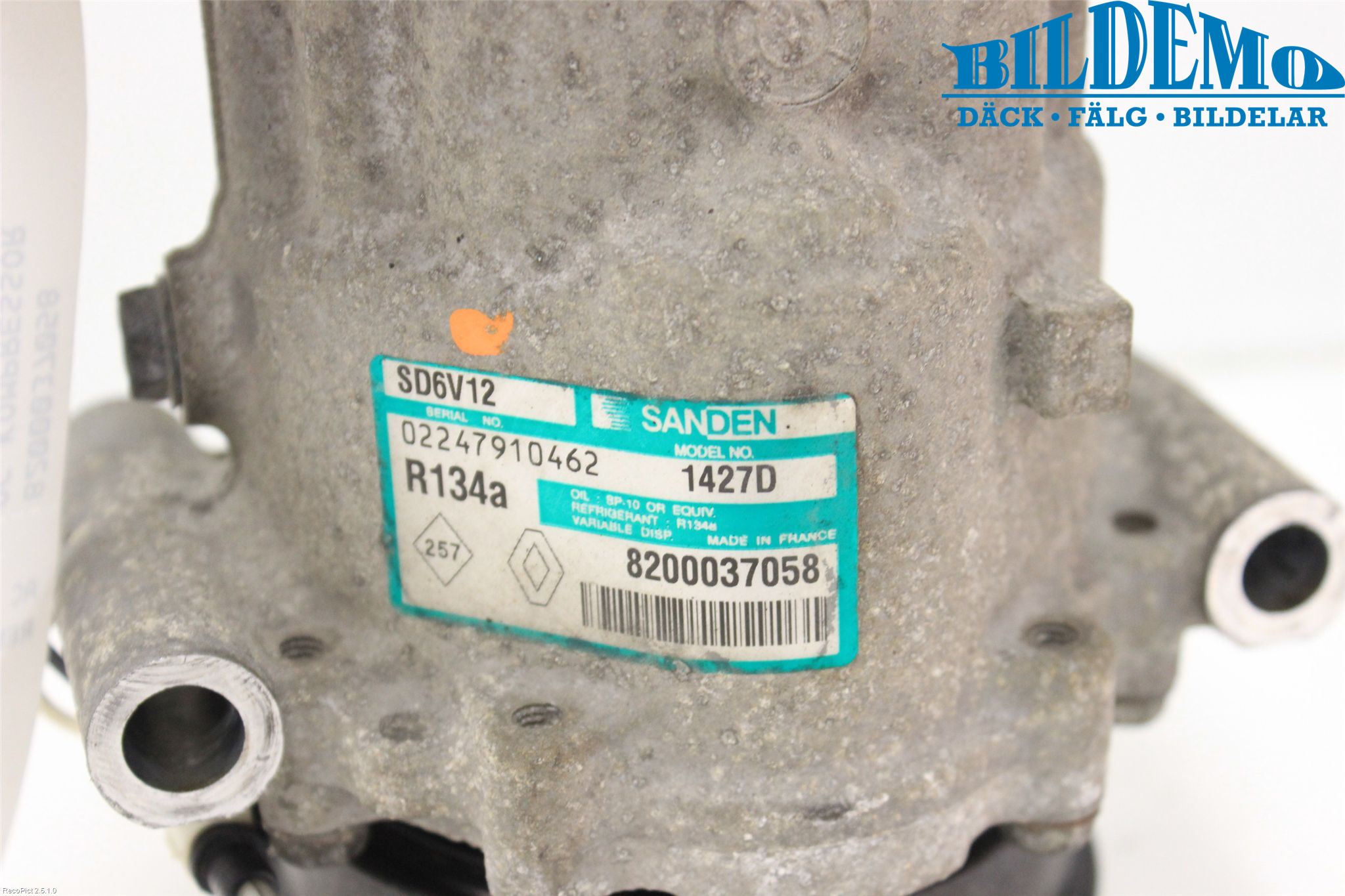 Renault CLIO II 01-08 Varme Ac Kompressor