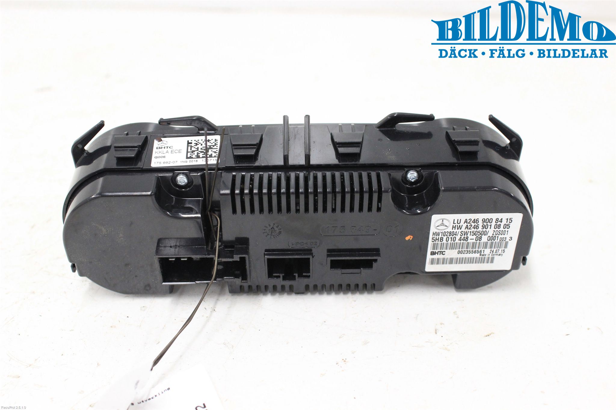 Mercedes-Benz MB CLA-KLASS (C117/X117) 13-19 Varme Ac Betjening-Display