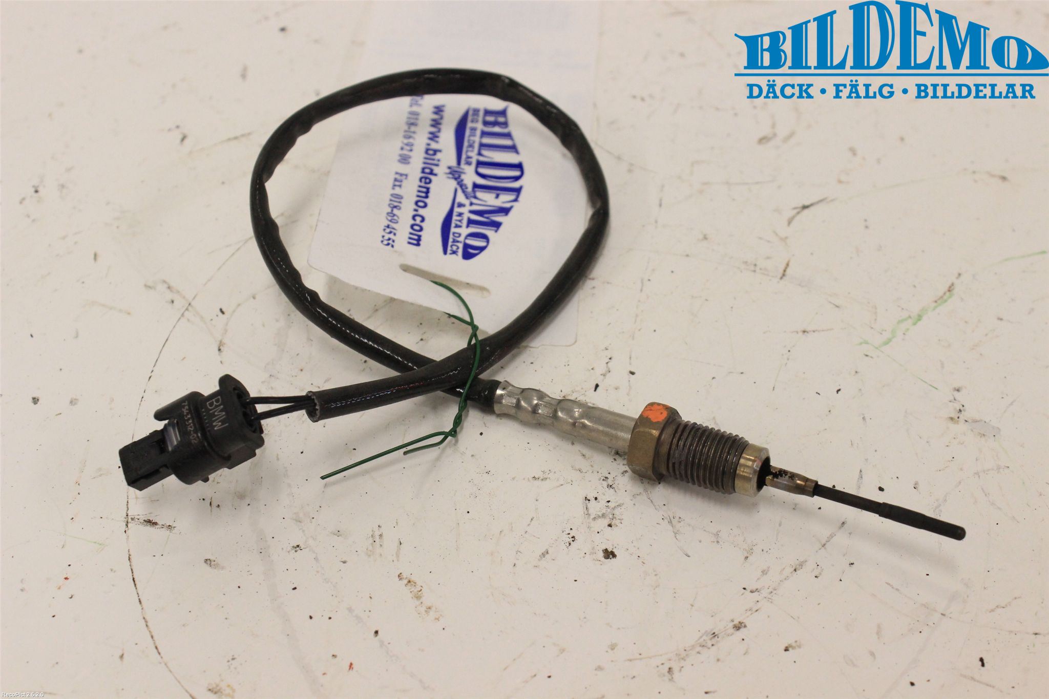 BMW 5 F10/F11/F18 09-17 Sensor Temp-Trykk Avgass