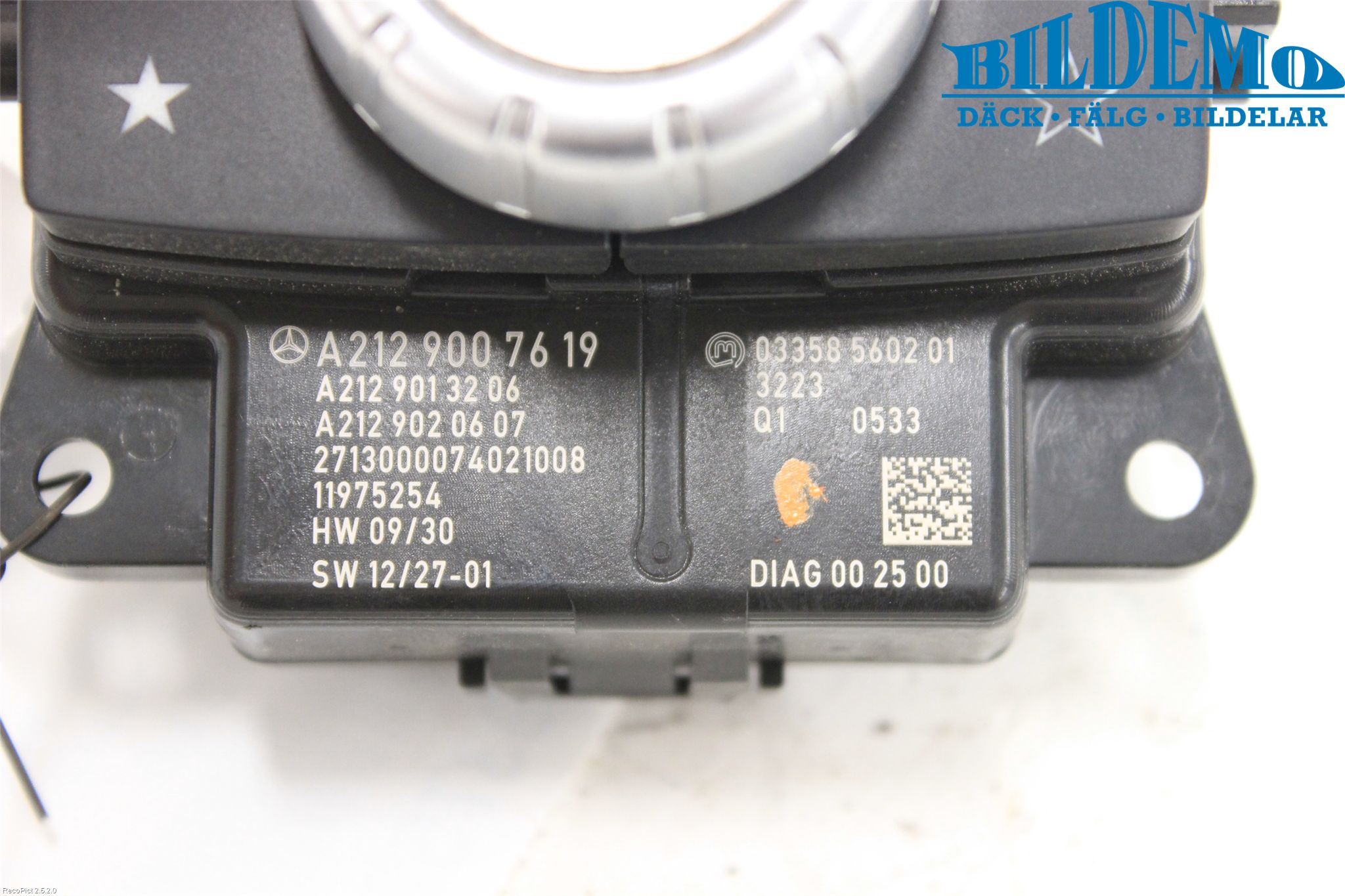 Mercedes-Benz MB E-KLASS (W212) 09-16 Bryter Cruisekontroll