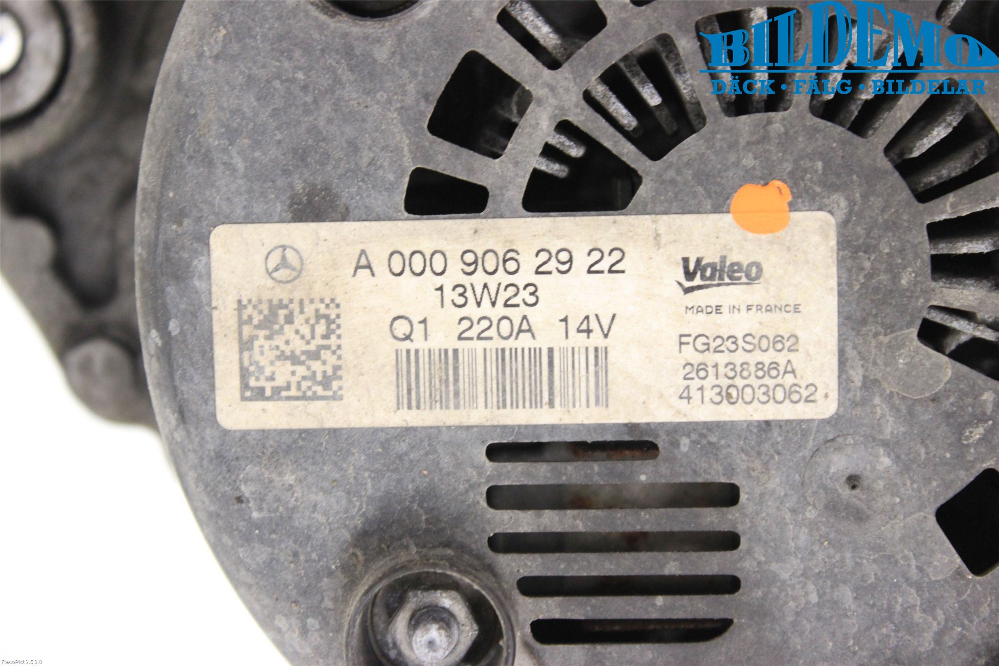 Mercedes-Benz MB E-KLASS (W212) 09-16 Dynamo